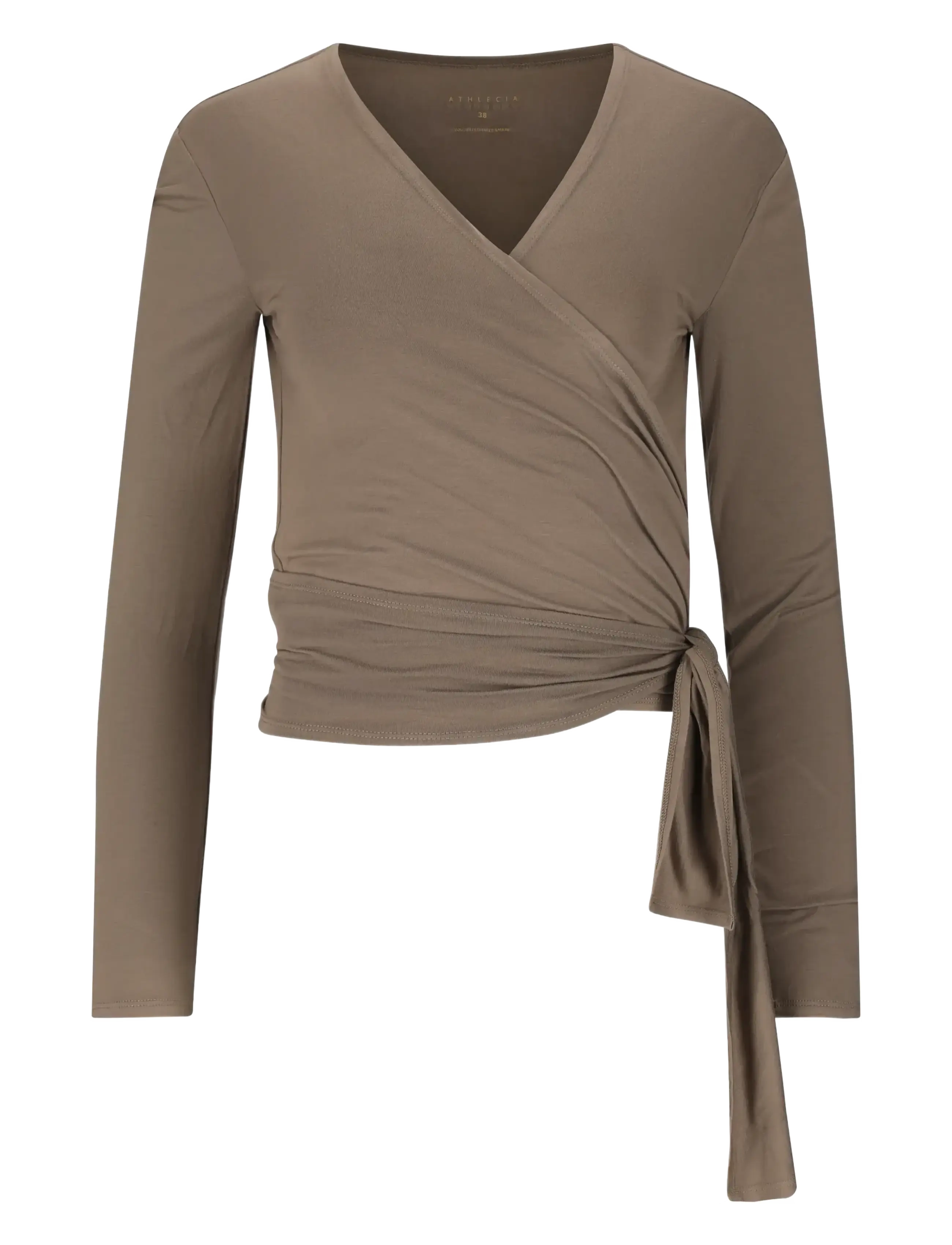 Athlecia Walyn W Wrap Blouse - Athlecia - GREIGE / brown