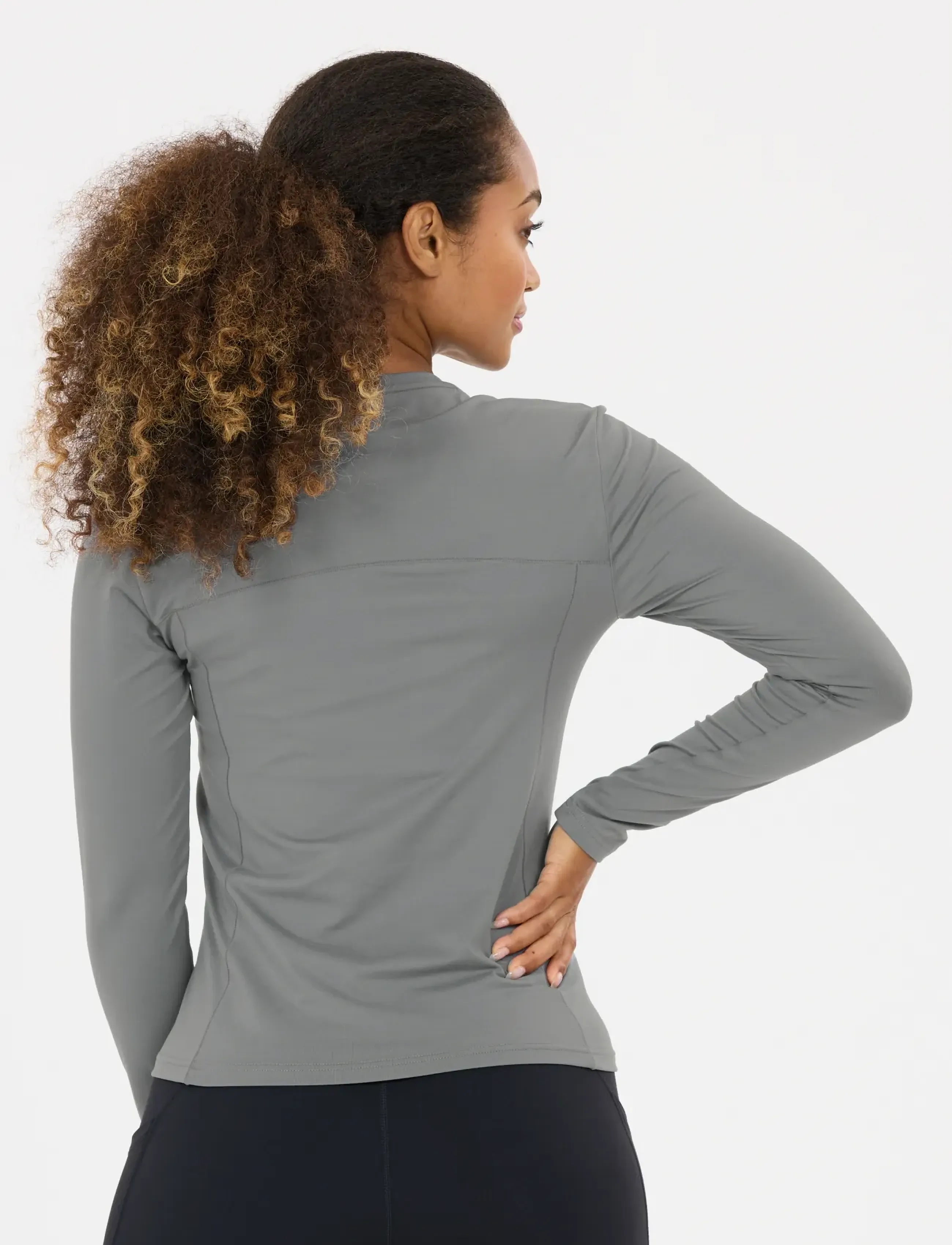 Athlecia - Lonny W LS Tee - poppy seed - 3