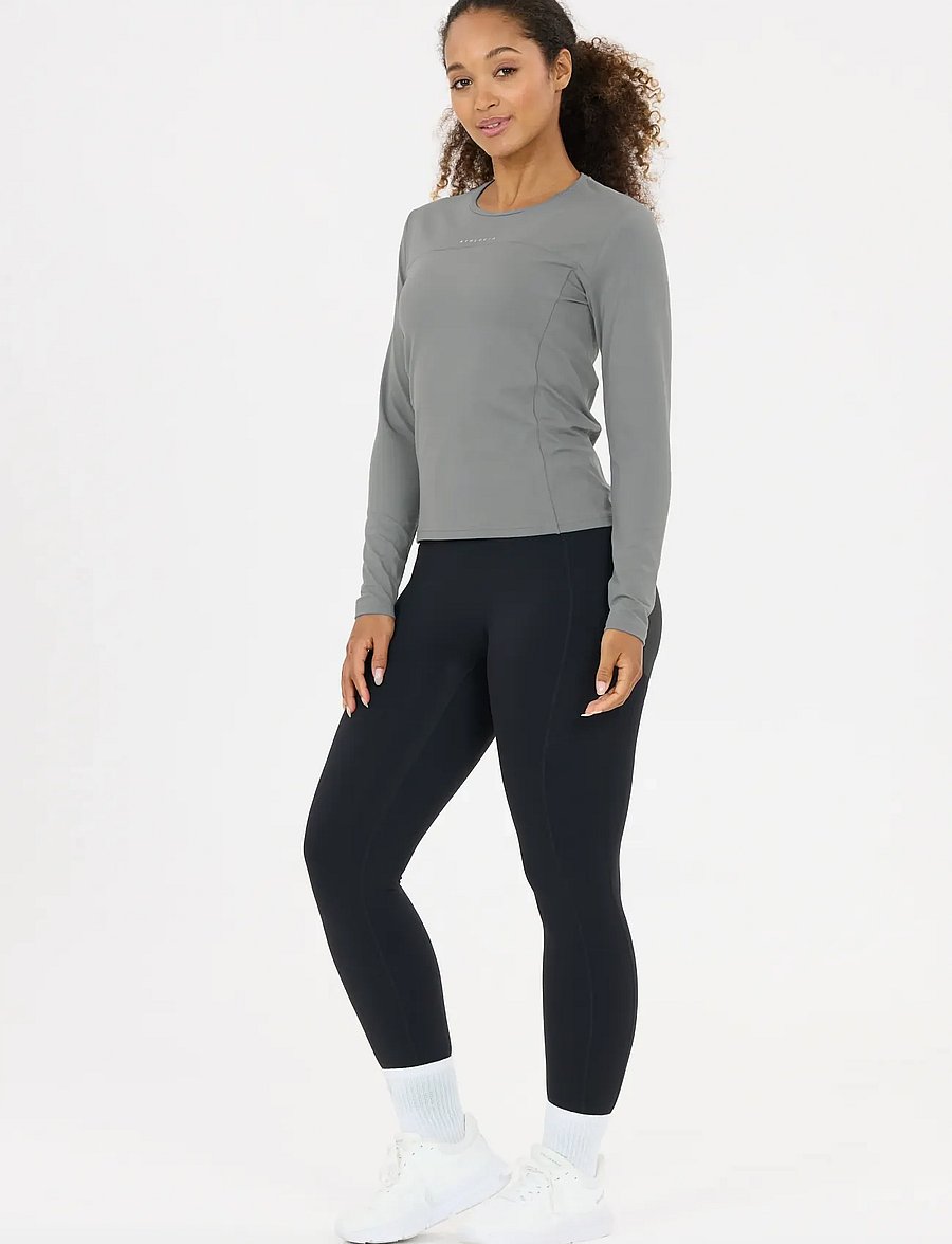 Athlecia - Lonny W LS Tee - långärmade tröjor - poppy seed - 4
