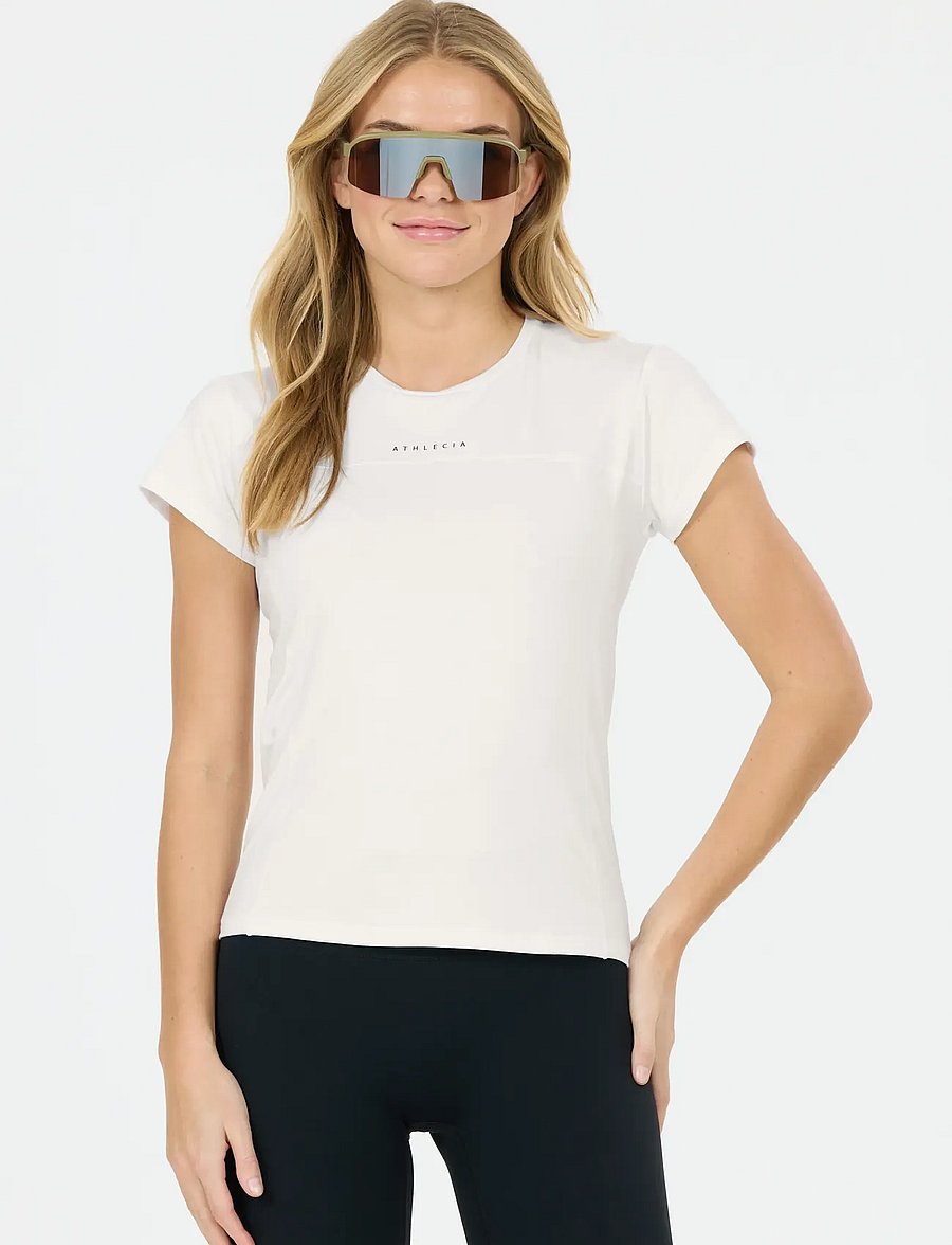 Athlecia - Lonny W SS Tee - t-shirts - white - 0