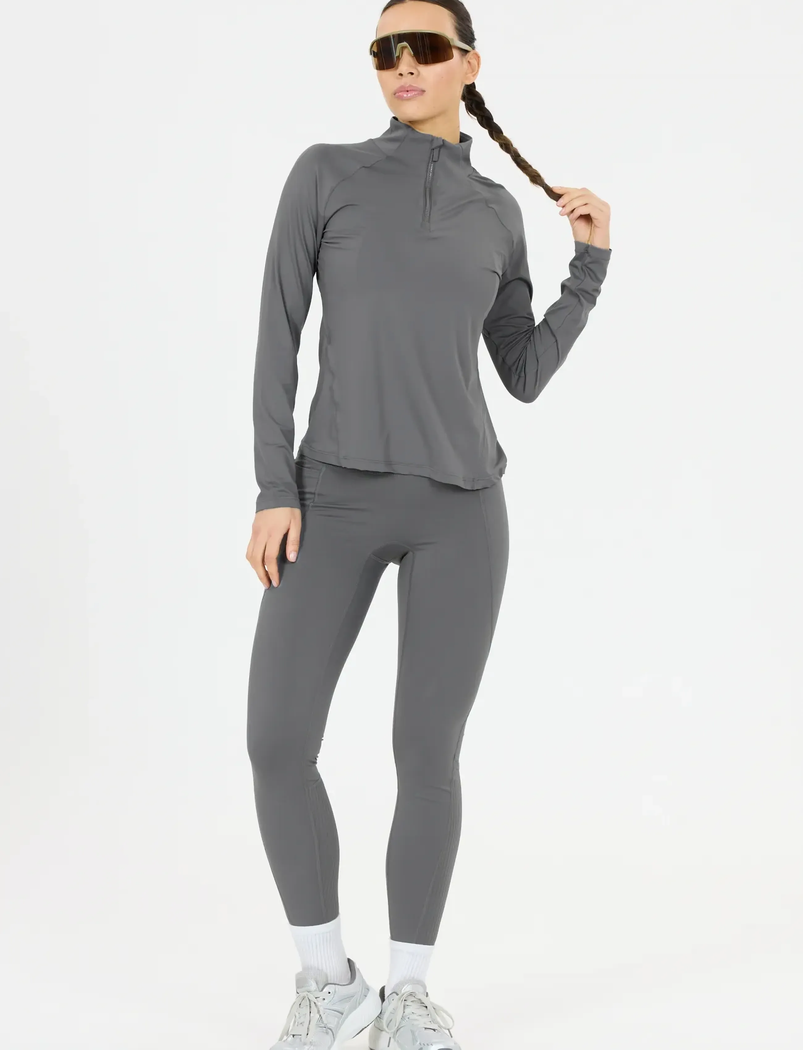 Athlecia - Grina V2 W Midlayer - Överdelar - poppy seed - 4