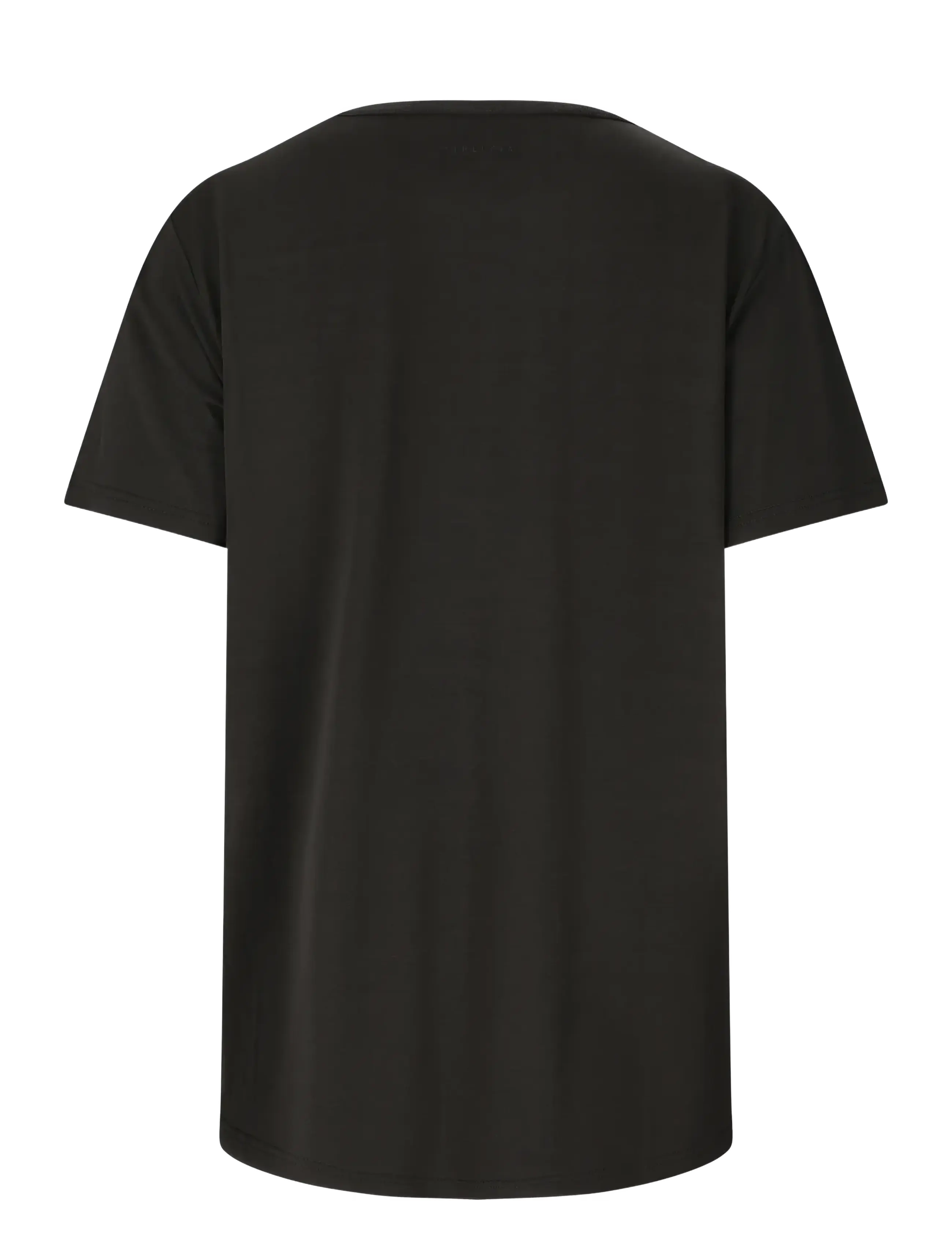 Athlecia - Lizzy V2 W Slub SS Tee - t-shirts - black melange - 2
