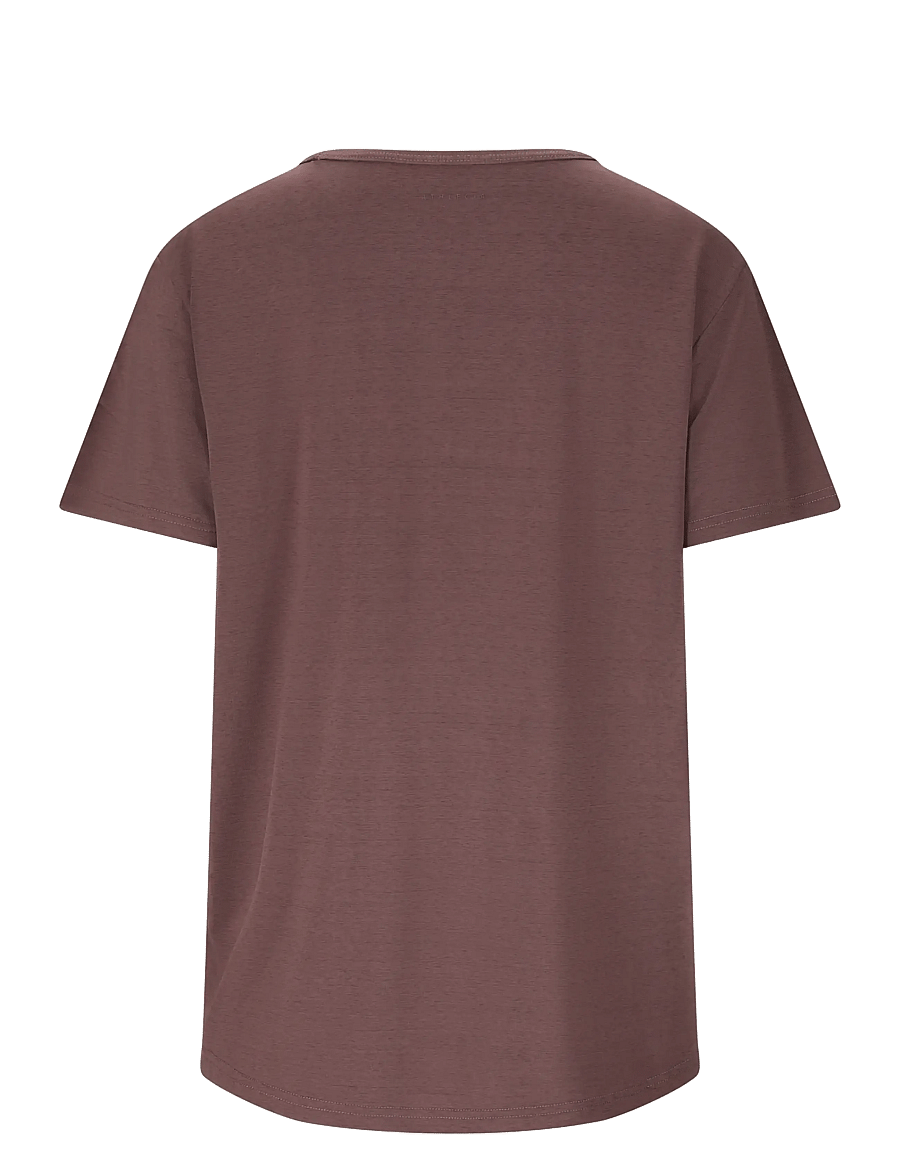 Athlecia - Lizzy V2 W Slub SS Tee - t-shirts - sparrow - 2