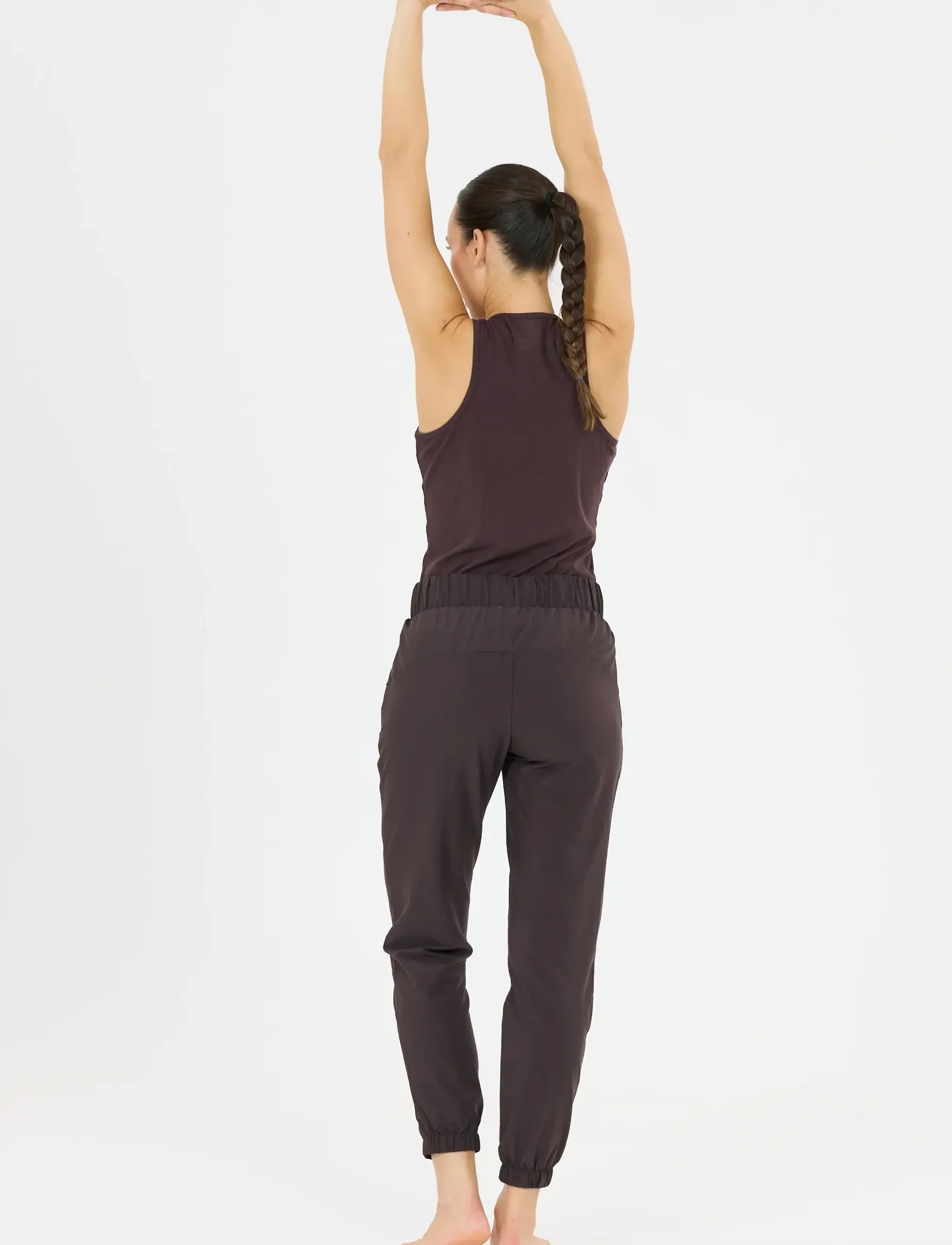 Athlecia - Austberg V2 W Training Pants - träningsbyxor - chocolate torte - 5