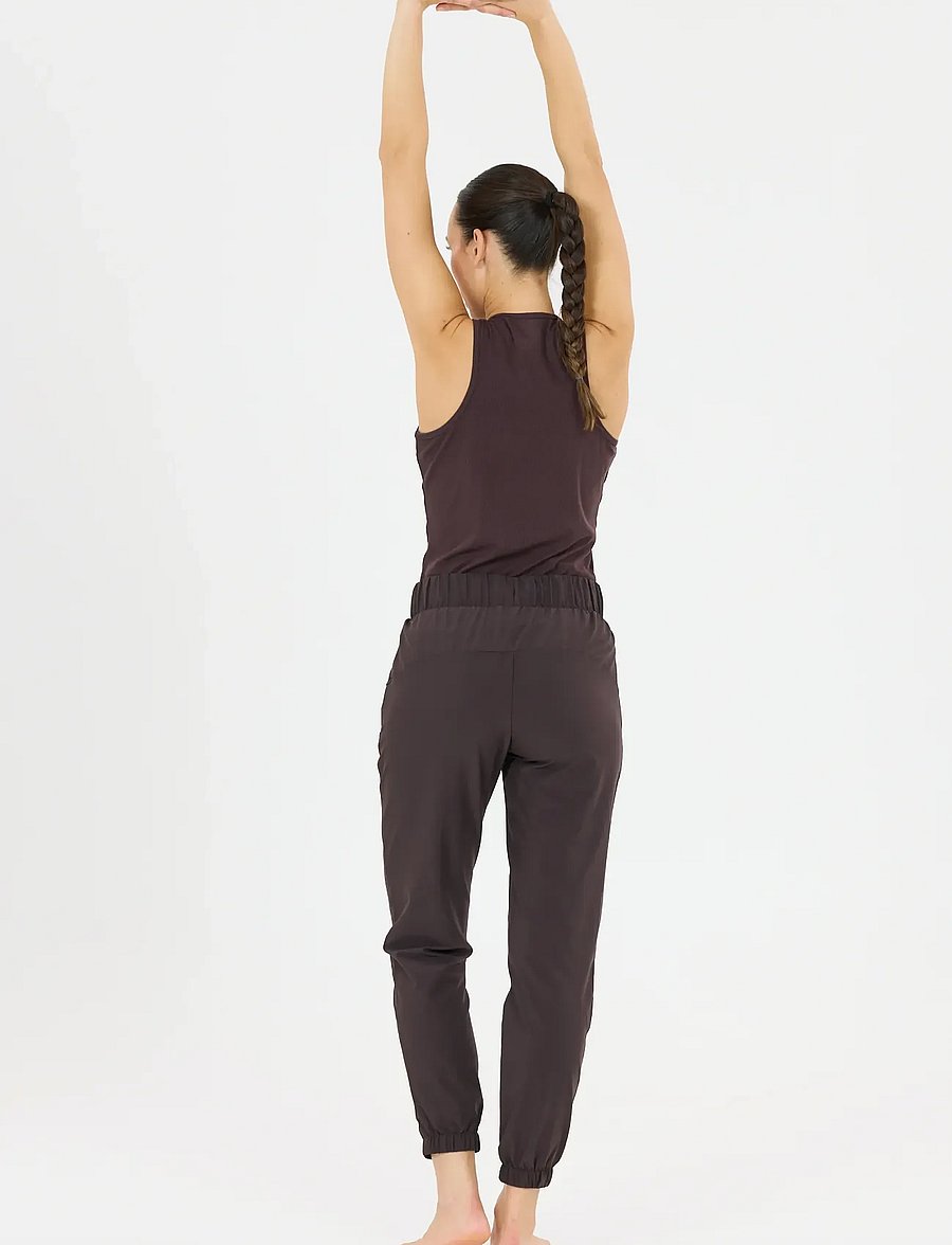 Athlecia - Austberg V2 W Training Pants - träningsbyxor - chocolate torte - 5