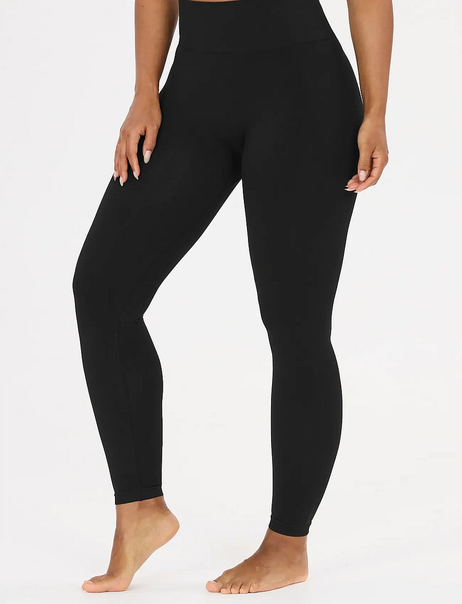 Athlecia - Nagar V4 W Seamless Tights - Õmblusteta retuusid - black - 3