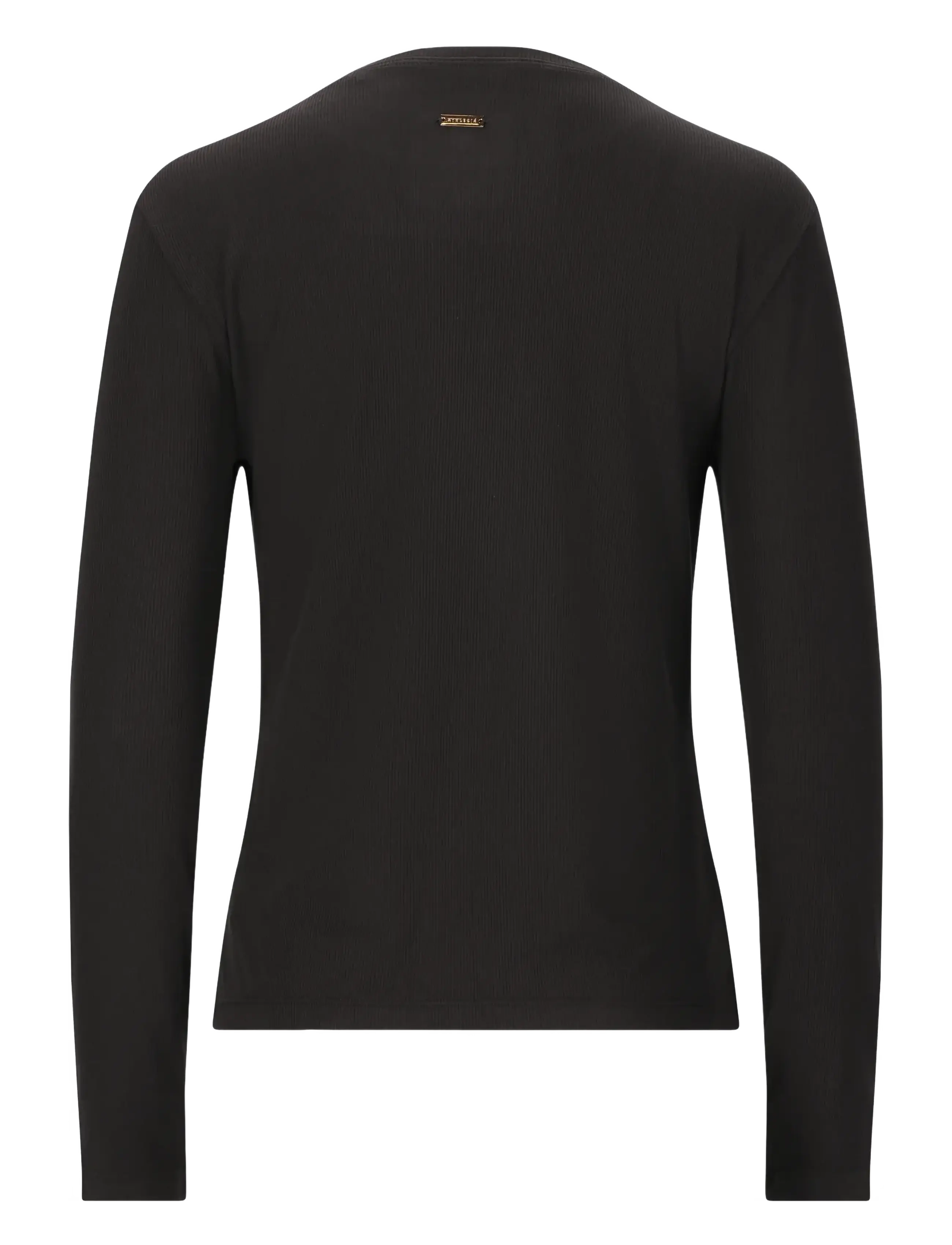 Athlecia - Tinashe V2 W Rib LS Tee - langarmshirts - black - 1