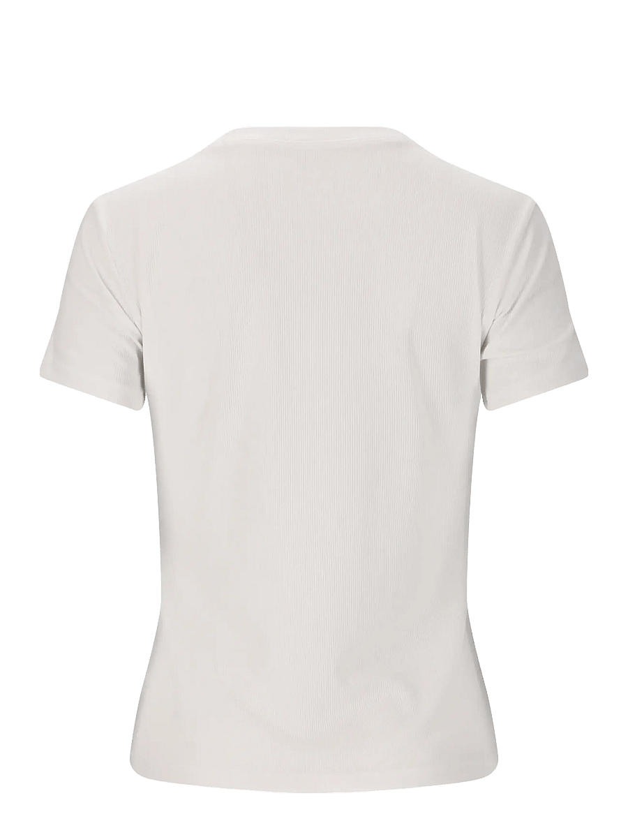 Athlecia - Tinashe V2 W Rib SS Tee - t-shirts - white - 1