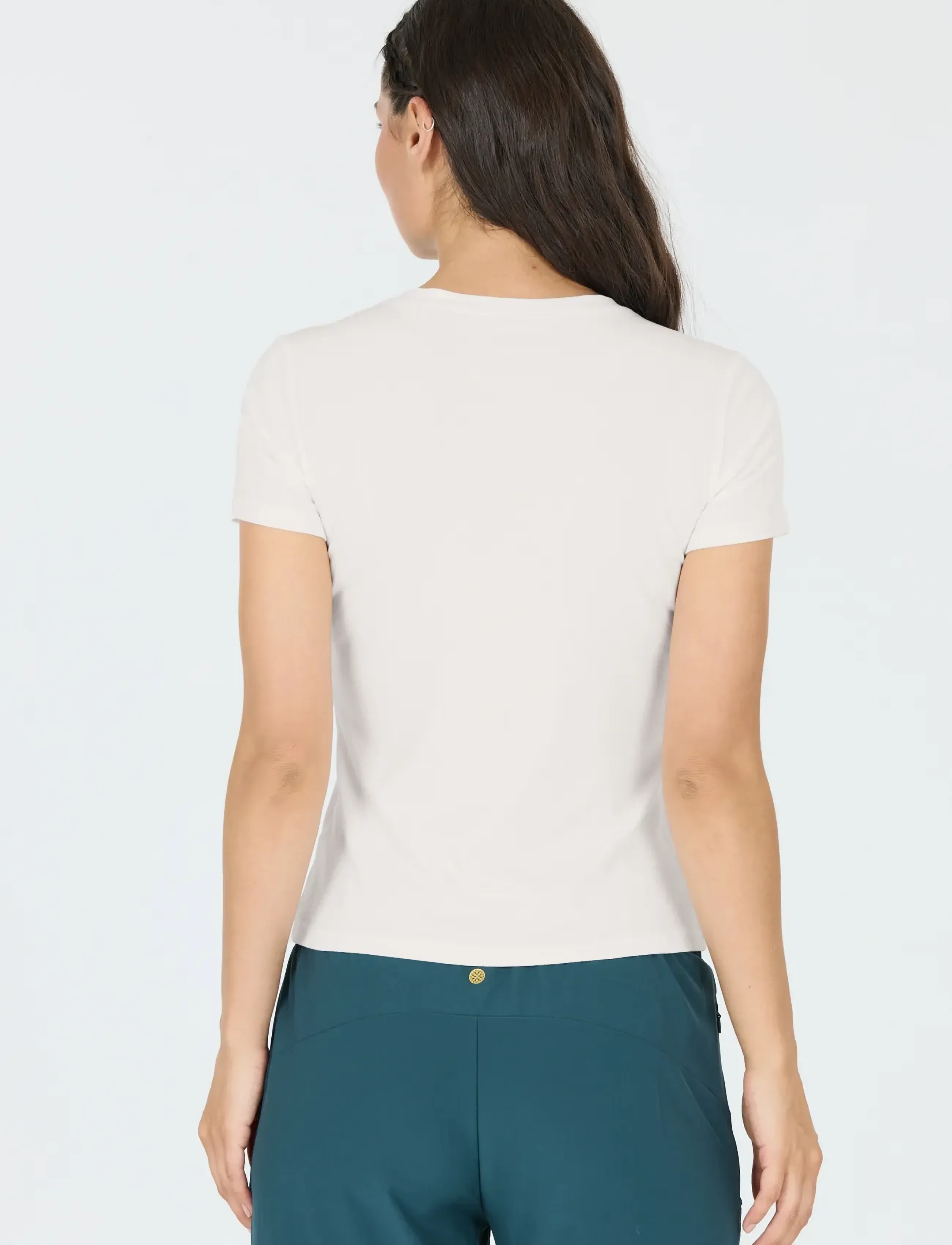 Athlecia - Tinashe V2 W Rib SS Tee - t-shirts - white - 5