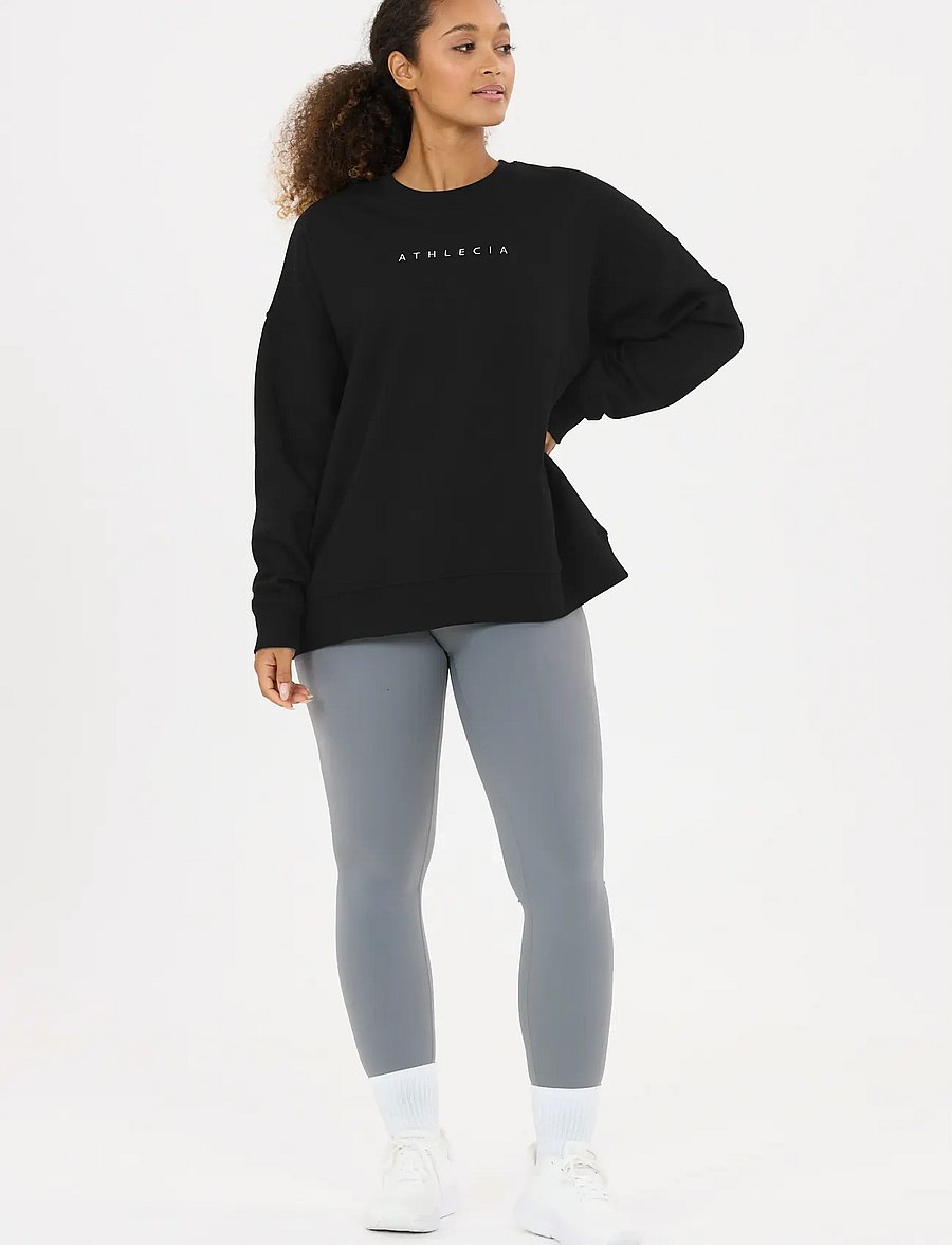 Athlecia - Wasan W Crew Neck - overdele - black - 4