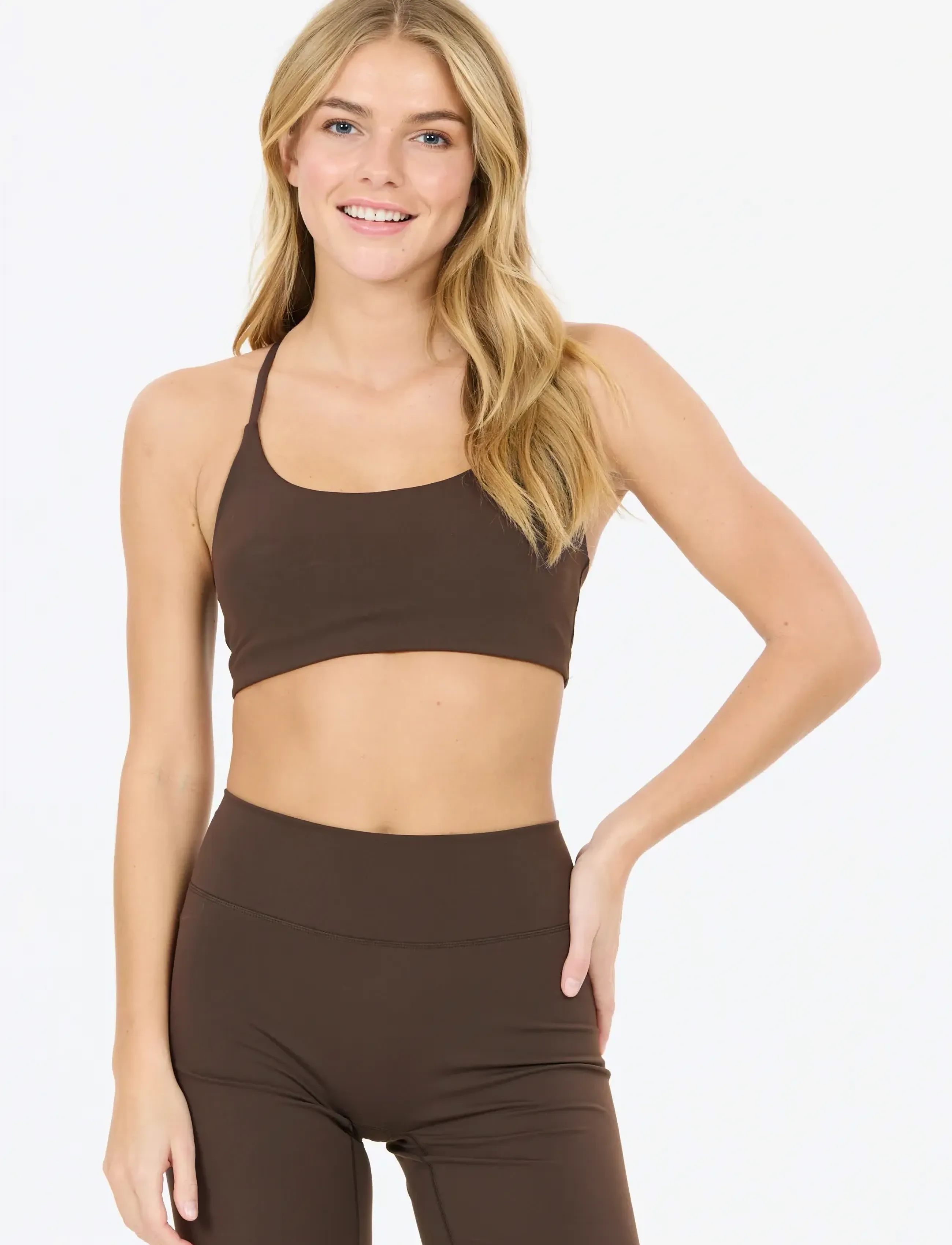 Athlecia Emarri W Sports Bra, M, Sport Clothing, Braun - Bras All, Frauen