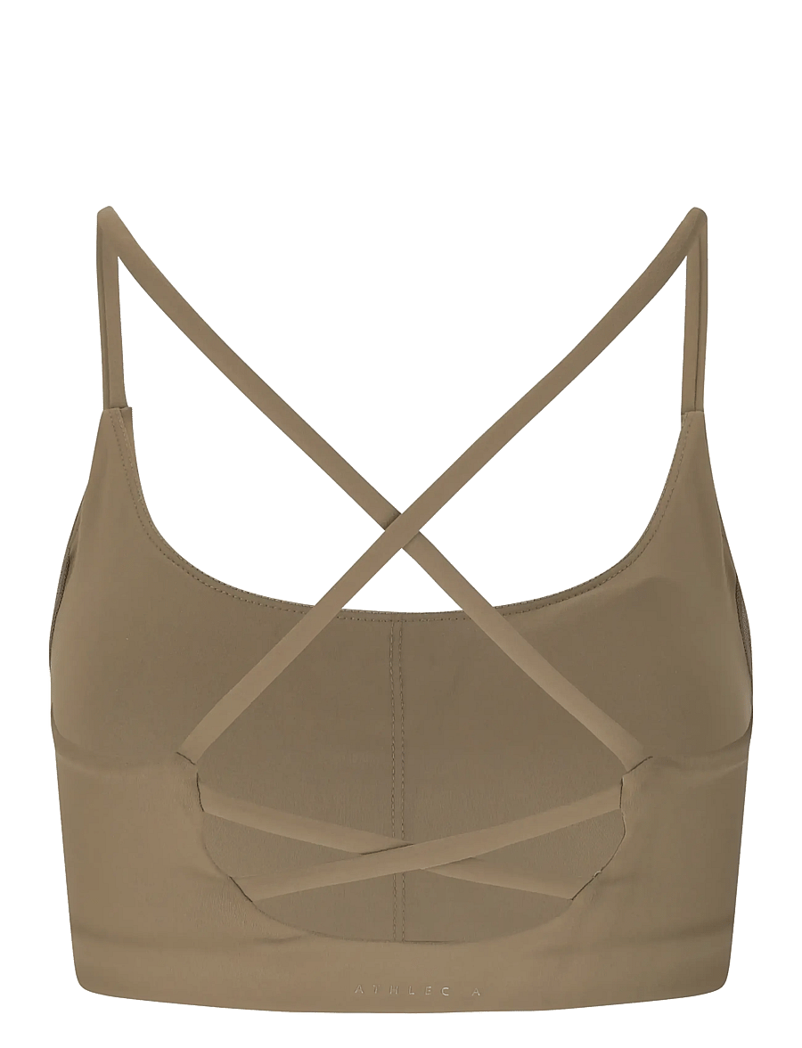 Athlecia - Emarri W Sports Bra - sportinės liemenėlės - greige - 2