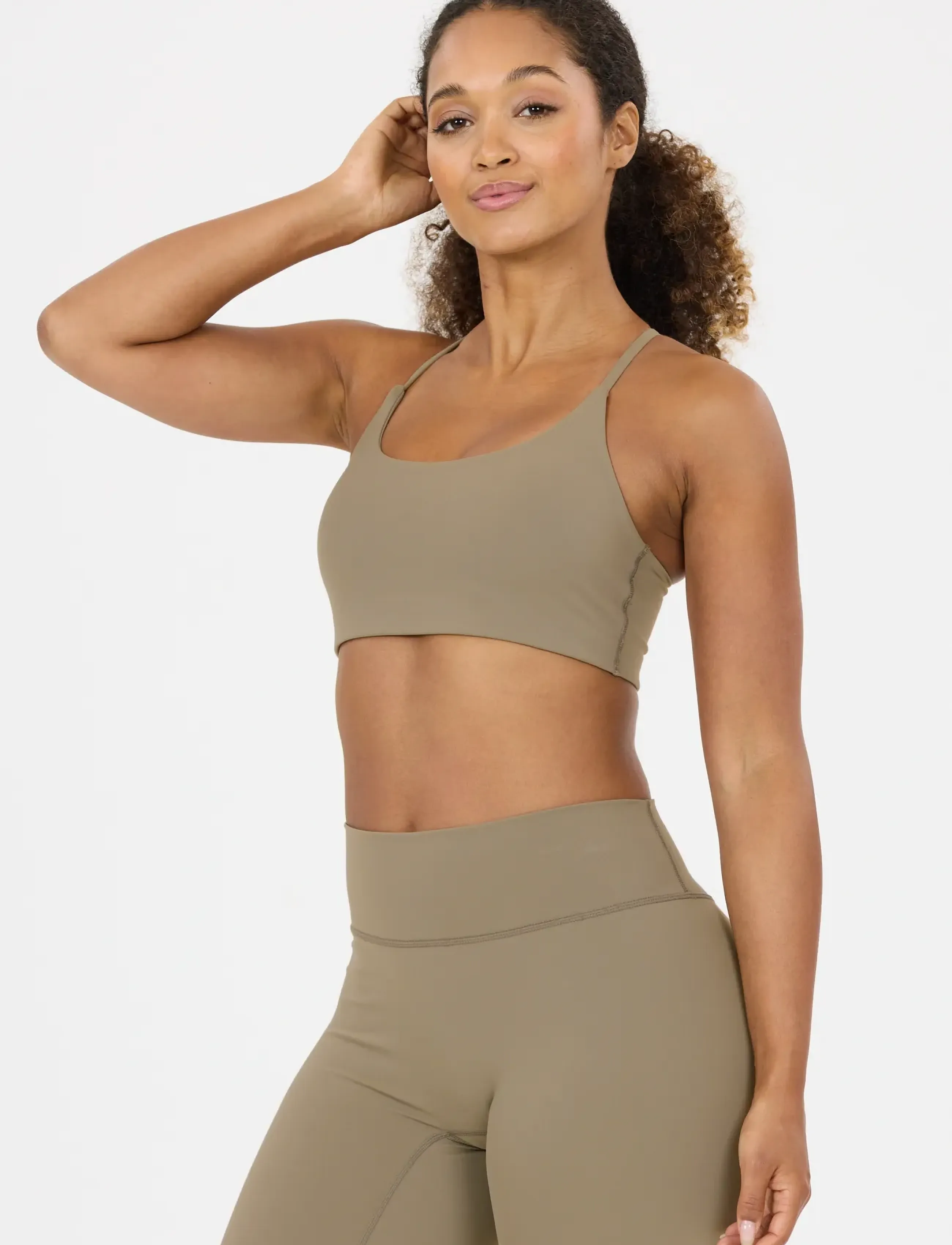 Athlecia Emarri W Sports Bra, XS, Sport Clothing, Khakigrün - Bras All, Frauen