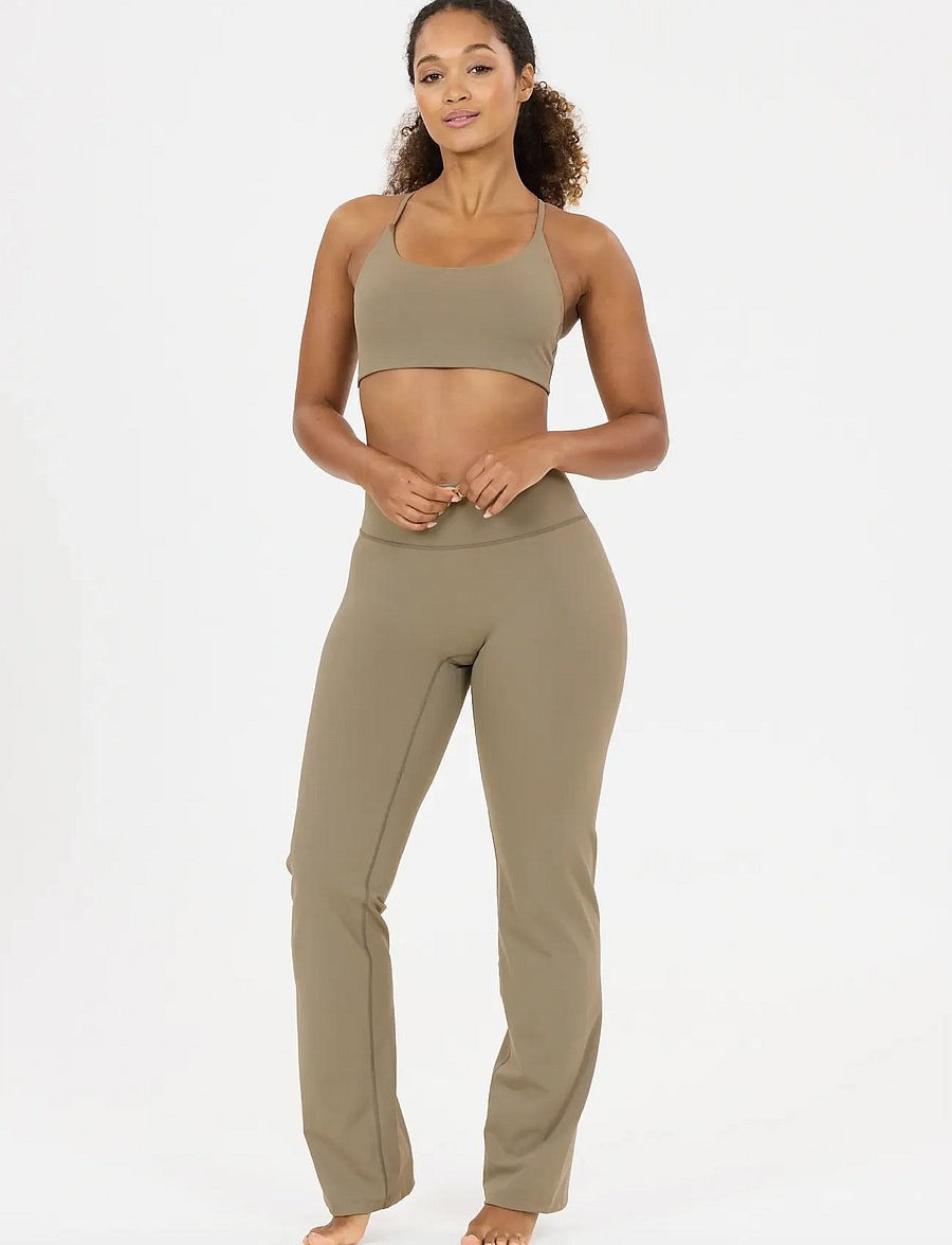 Athlecia - Emarri W Sports Bra - sportinės liemenėlės - greige - 4