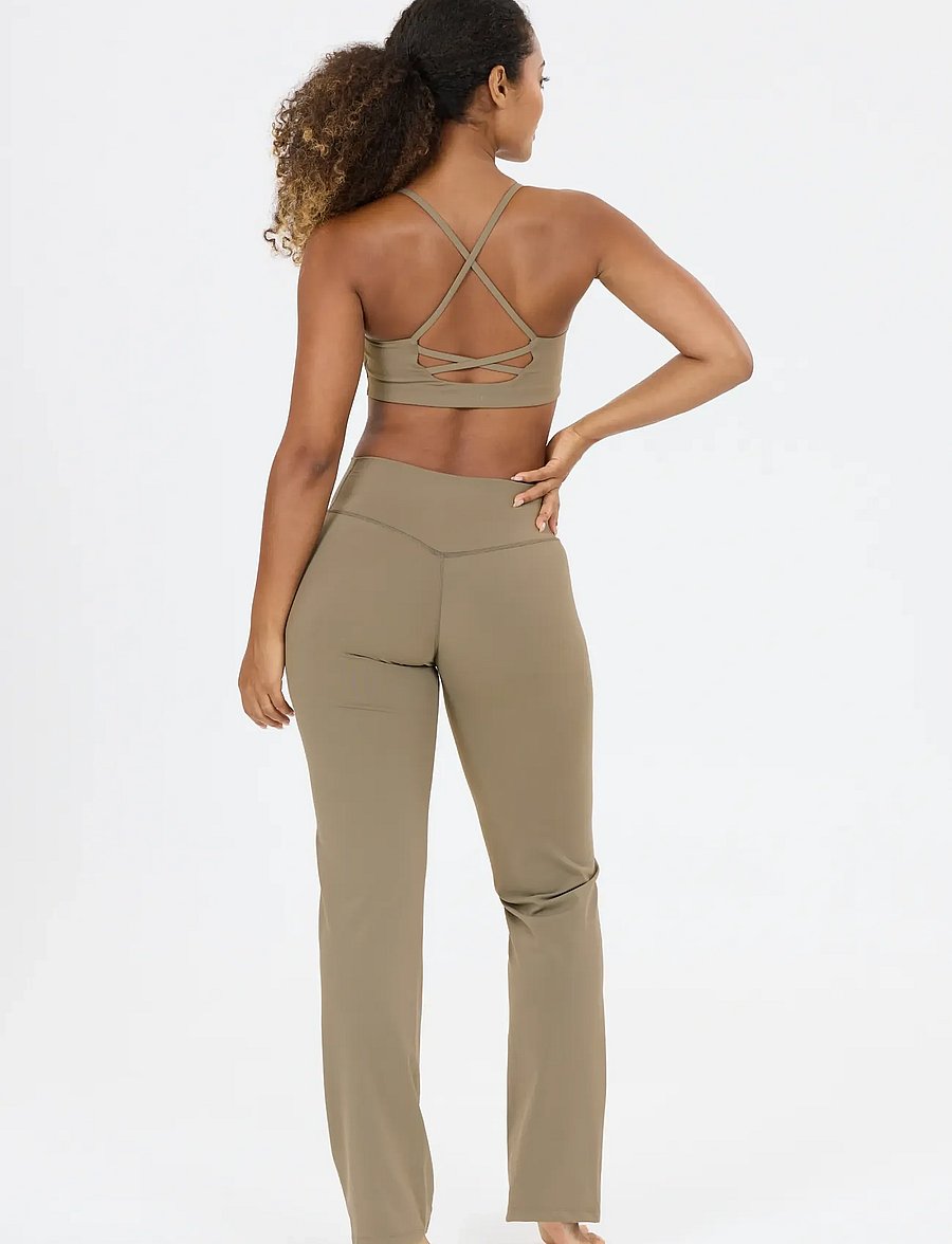 Athlecia - Emarri W Sports Bra - sportinės liemenėlės - greige - 5