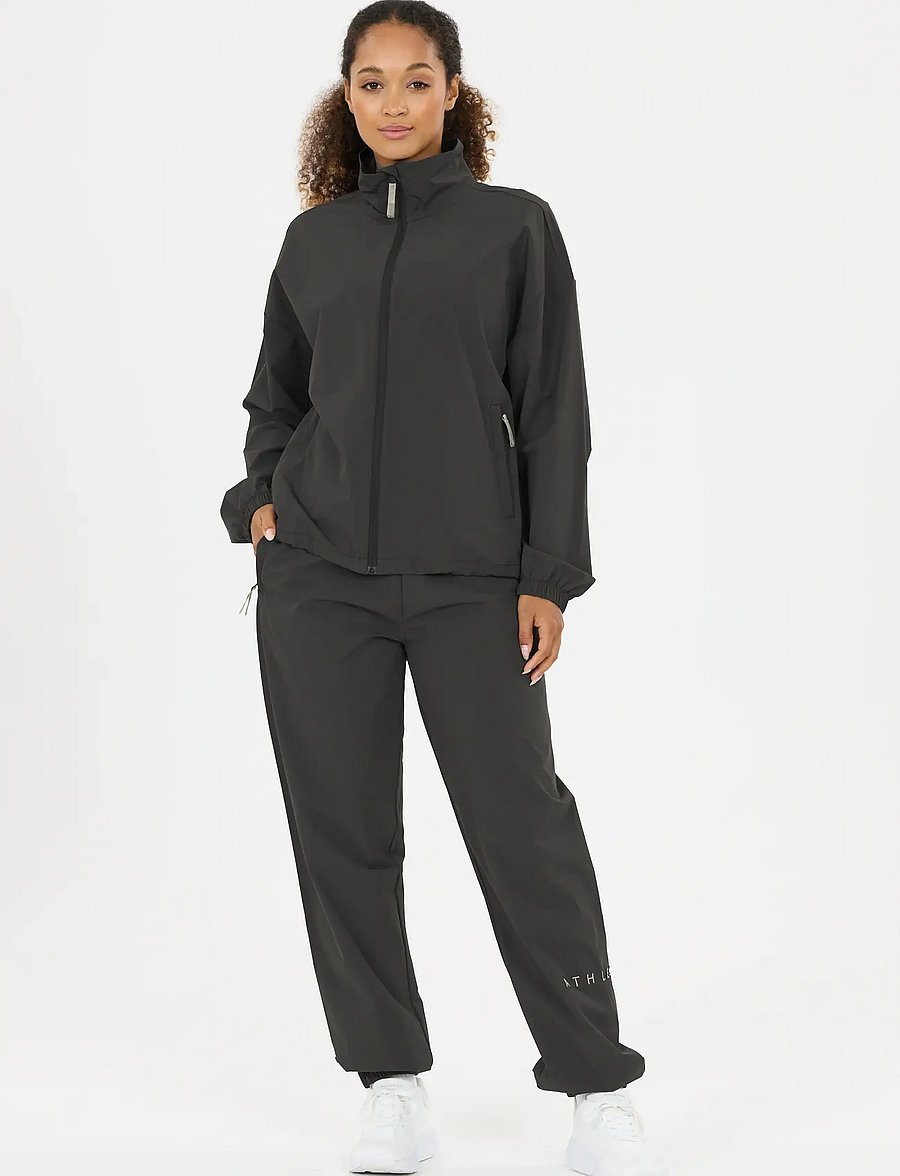 Athlecia - Shiena W Track Pants - trennipüksid - black - 2