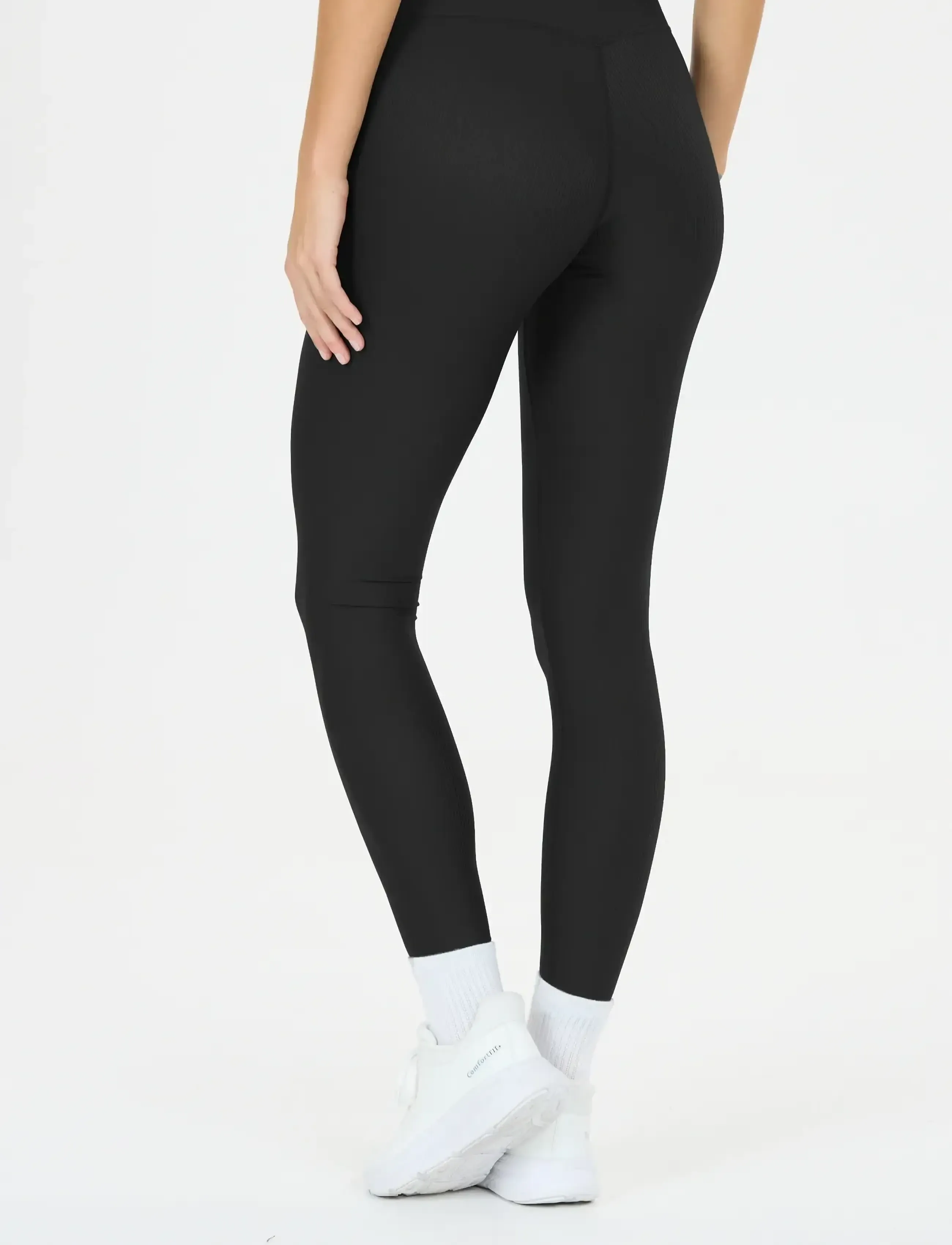 Athlecia - Colbie W Rib Tights - black - 3