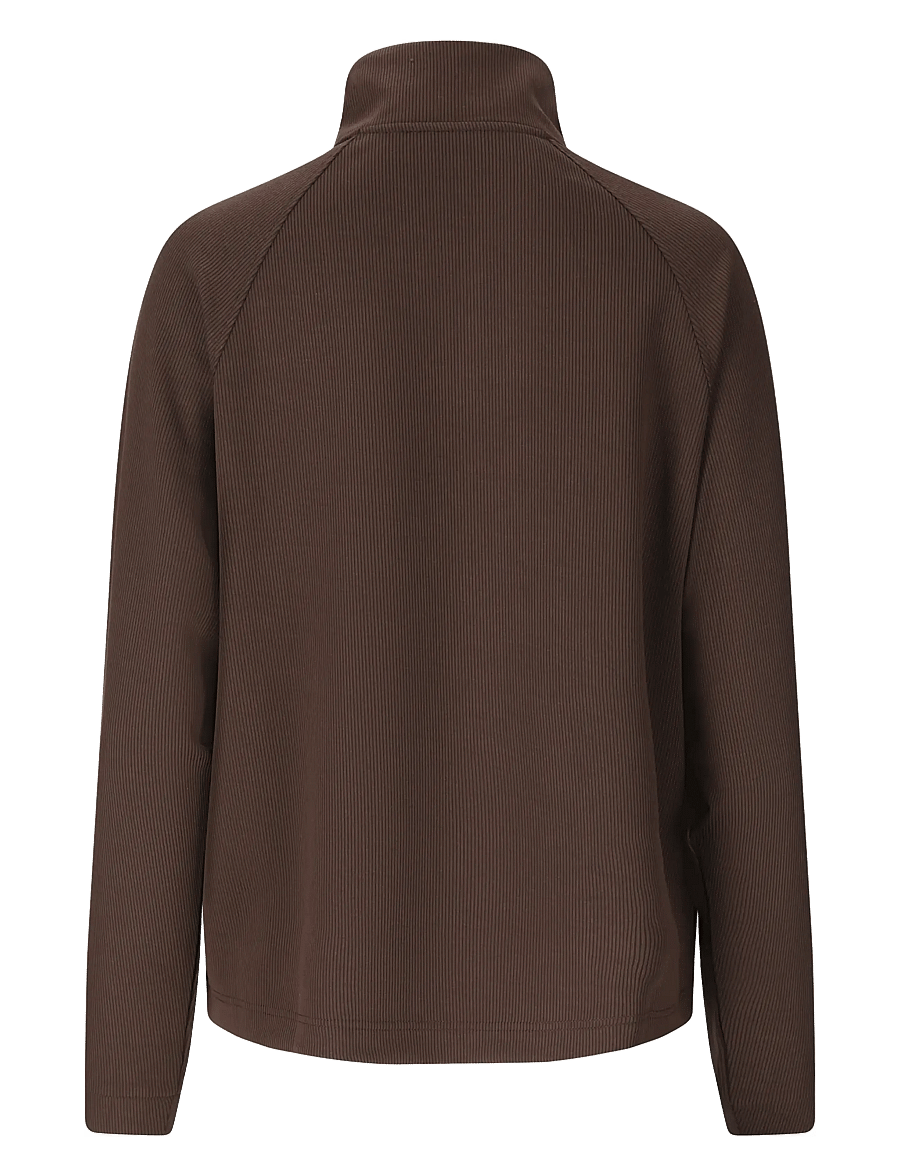 Athlecia - Franye W Half Zip - sweatshirts - chocolate torte - 2