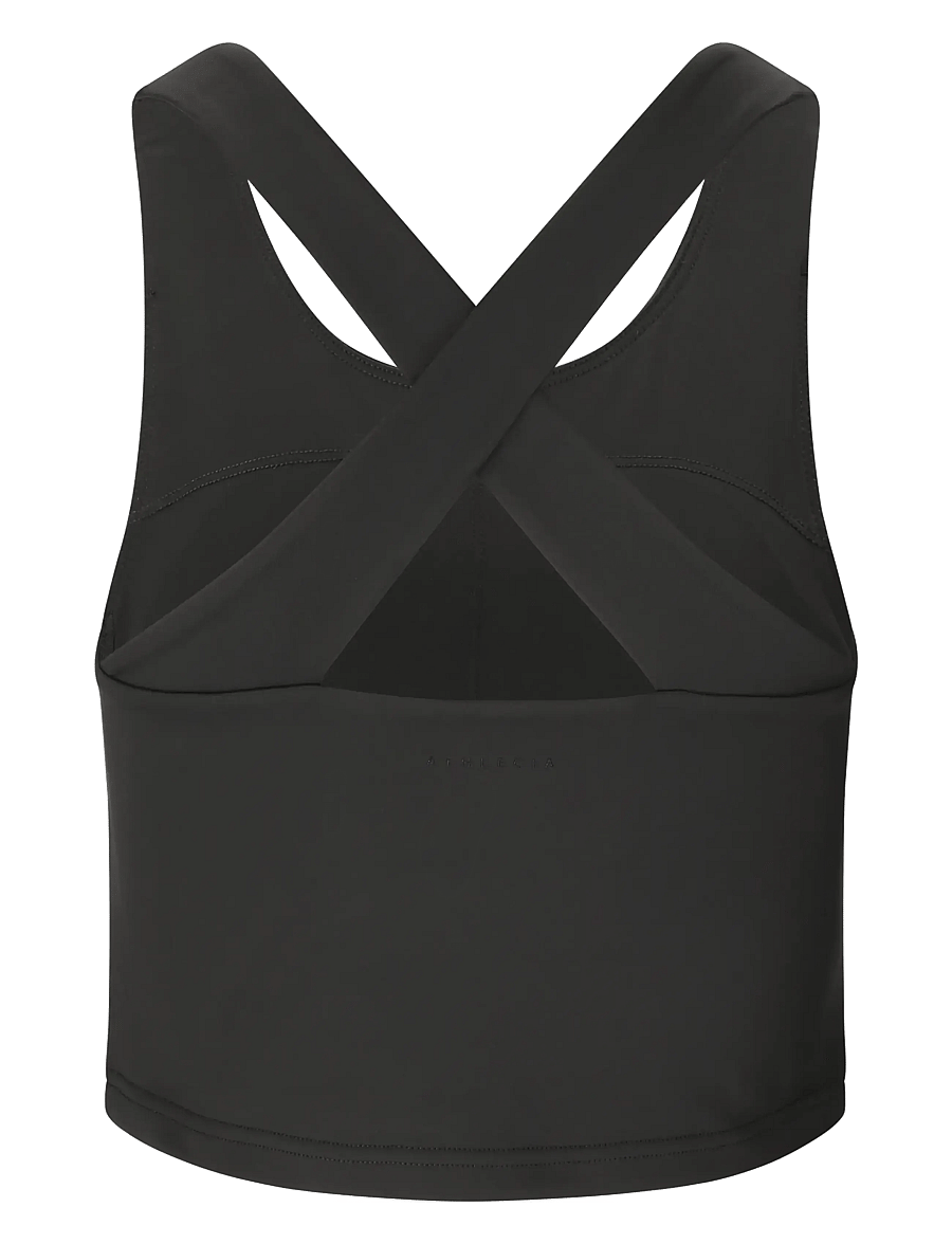 Athlecia - Adeline W Top W/Cups - crop tops - black - 1