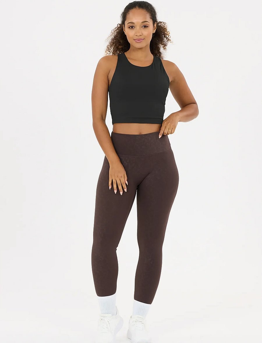 Athlecia - Adeline W Top W/Cups - crop tops - black - 2