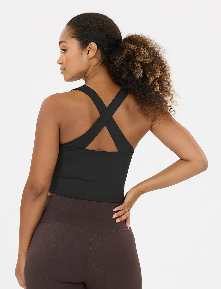 Athlecia - Adeline W Top W/Cups - crop tops - black - 5