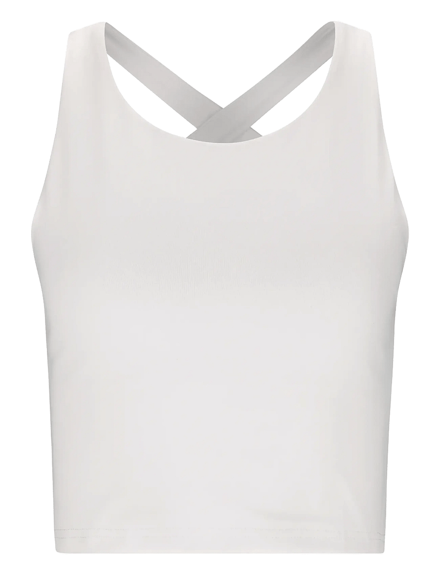 Athlecia - Adeline W Top W/Cups - nabapluusid - white - 1