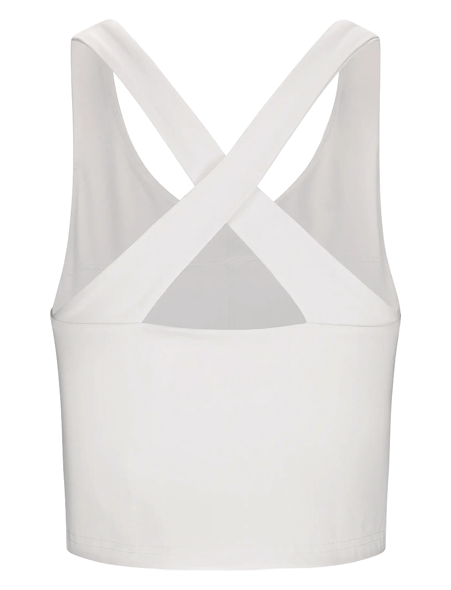 Athlecia - Adeline W Top W/Cups - nabapluusid - white - 2