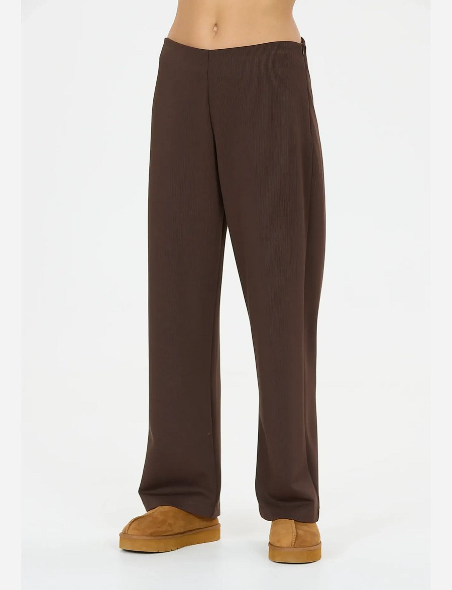 Athlecia - Franye W Pants - casual byxor - chocolate torte - 0