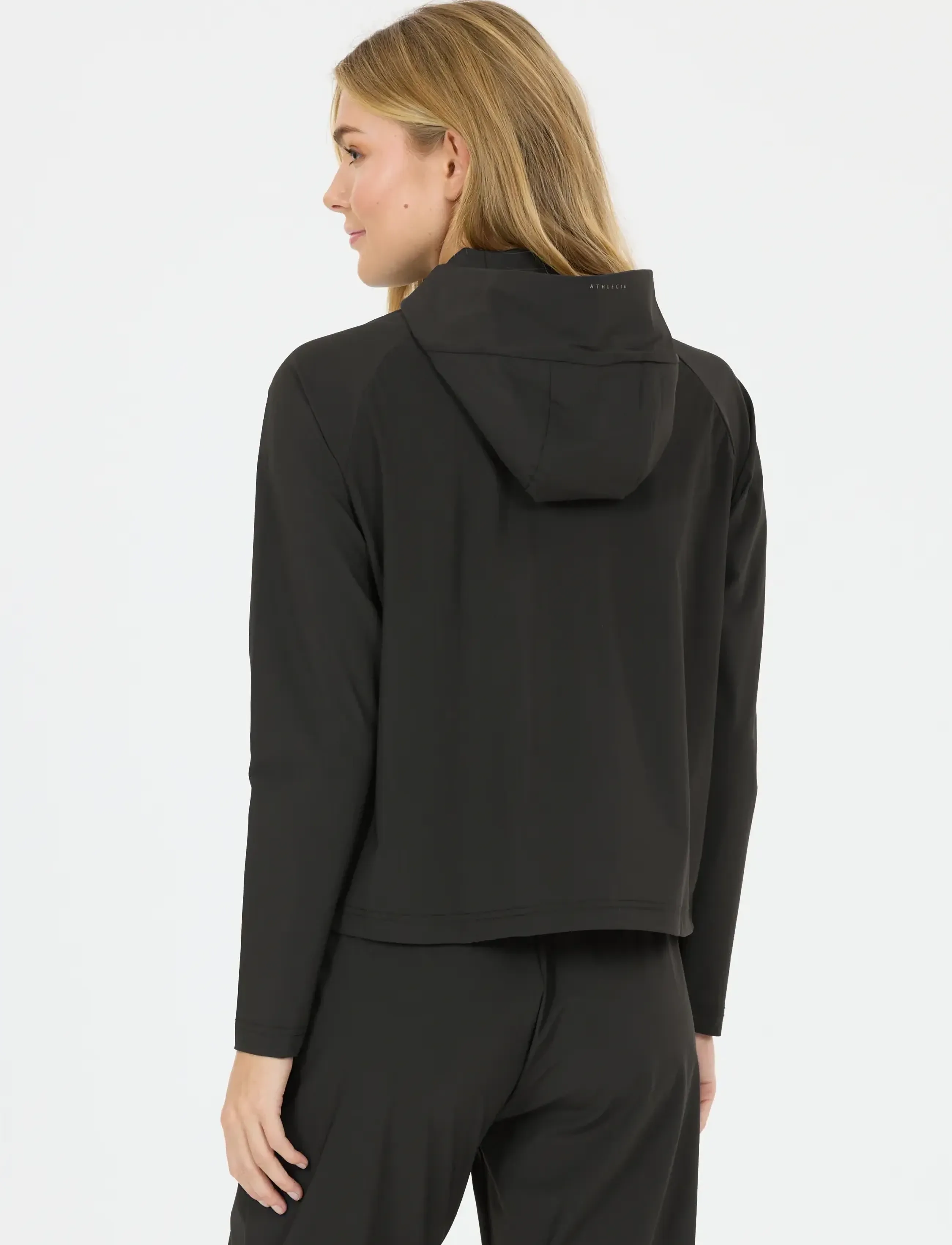 Athlecia - Amisa V2 W Stretch Hoody - huvtröjor - black - 3