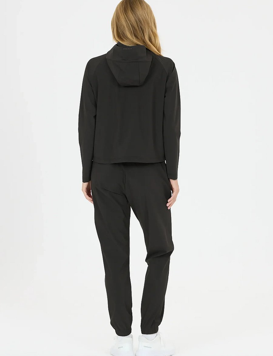 Athlecia - Amisa V2 W Stretch Hoody - huvtröjor - black - 5