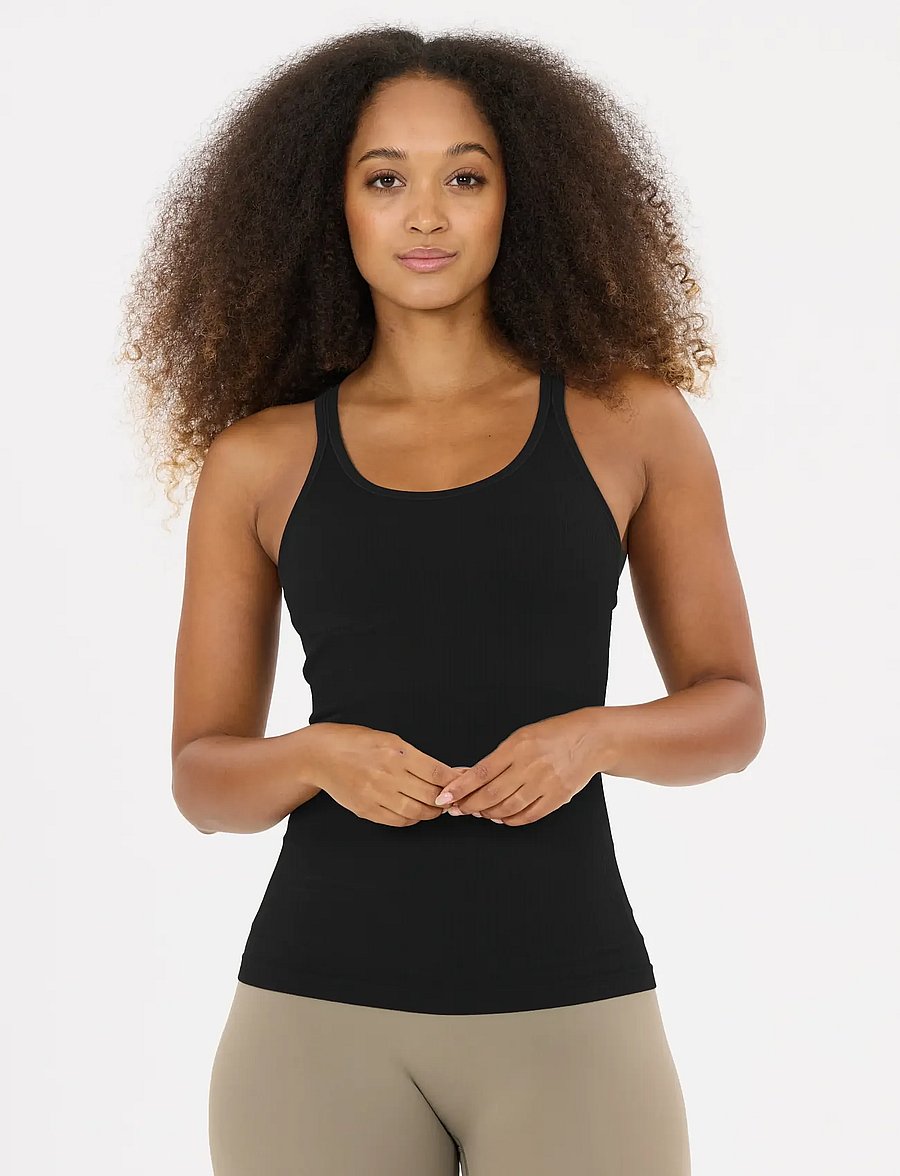 Athlecia - Connie V2 W Padded Sports Bra Top - tank tops - black - 0