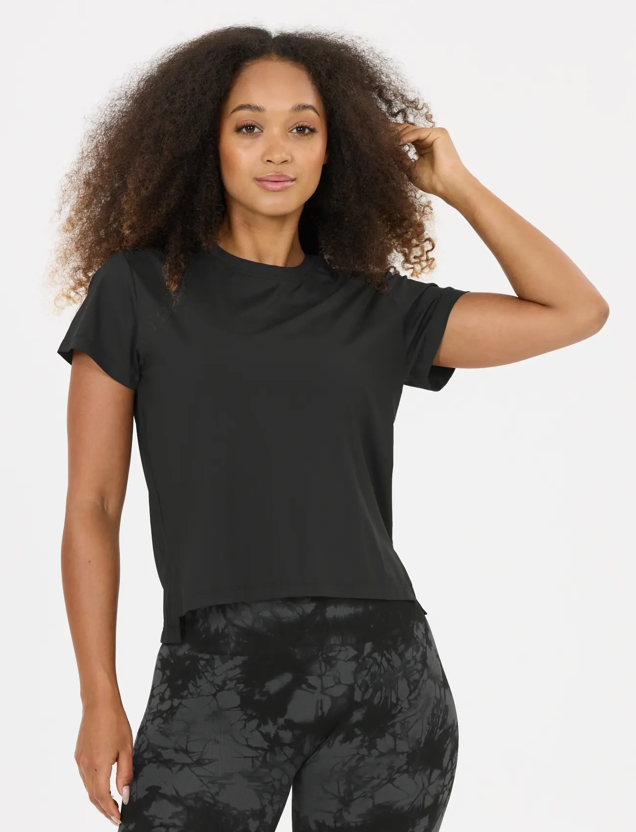 Athlecia - Oceanside W SS Tee - t-särgid - black - 4