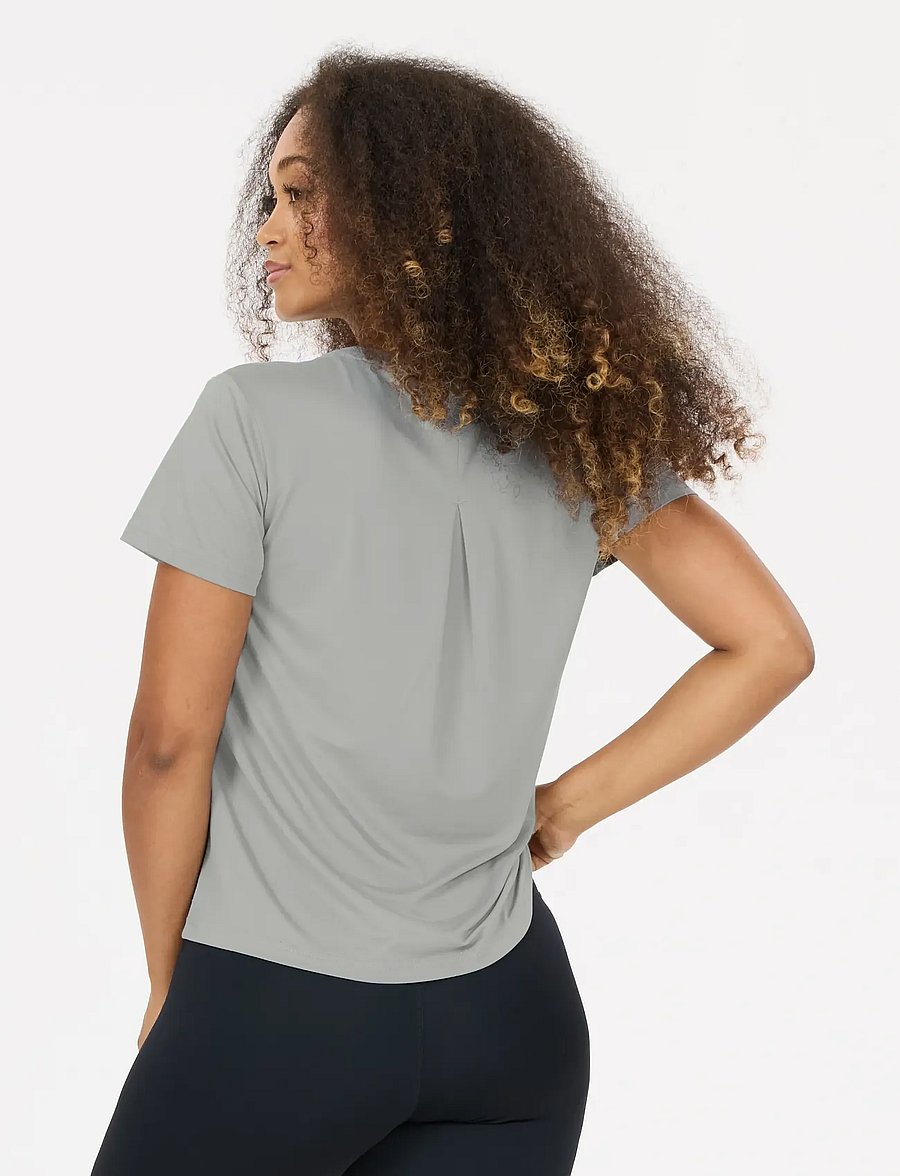 Athlecia - Pacy V3 W SS Tee - t-shirts - monument - 5