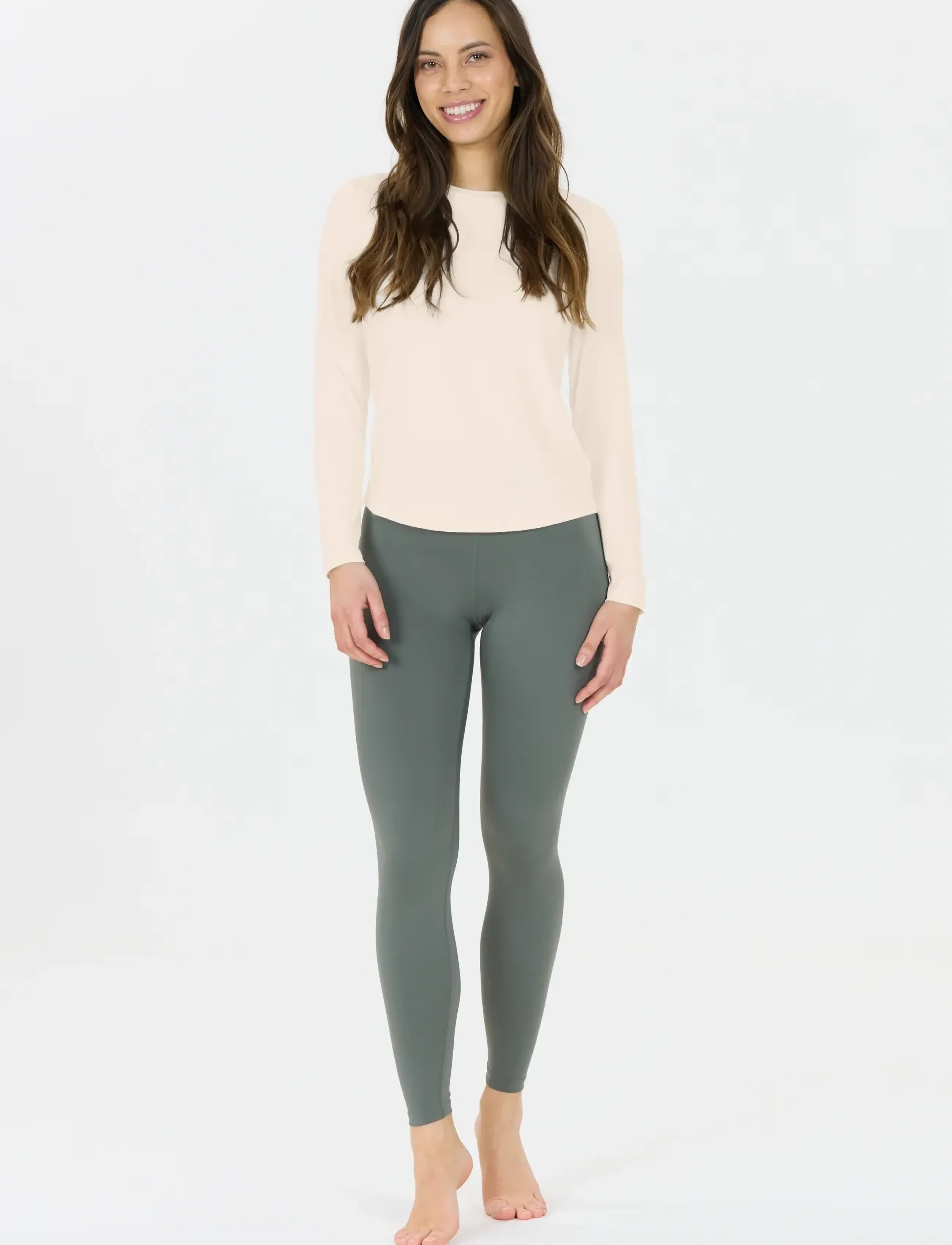 Athlecia - Miwa V2 W LS Tee - langarmshirts - vaporous gray - 2