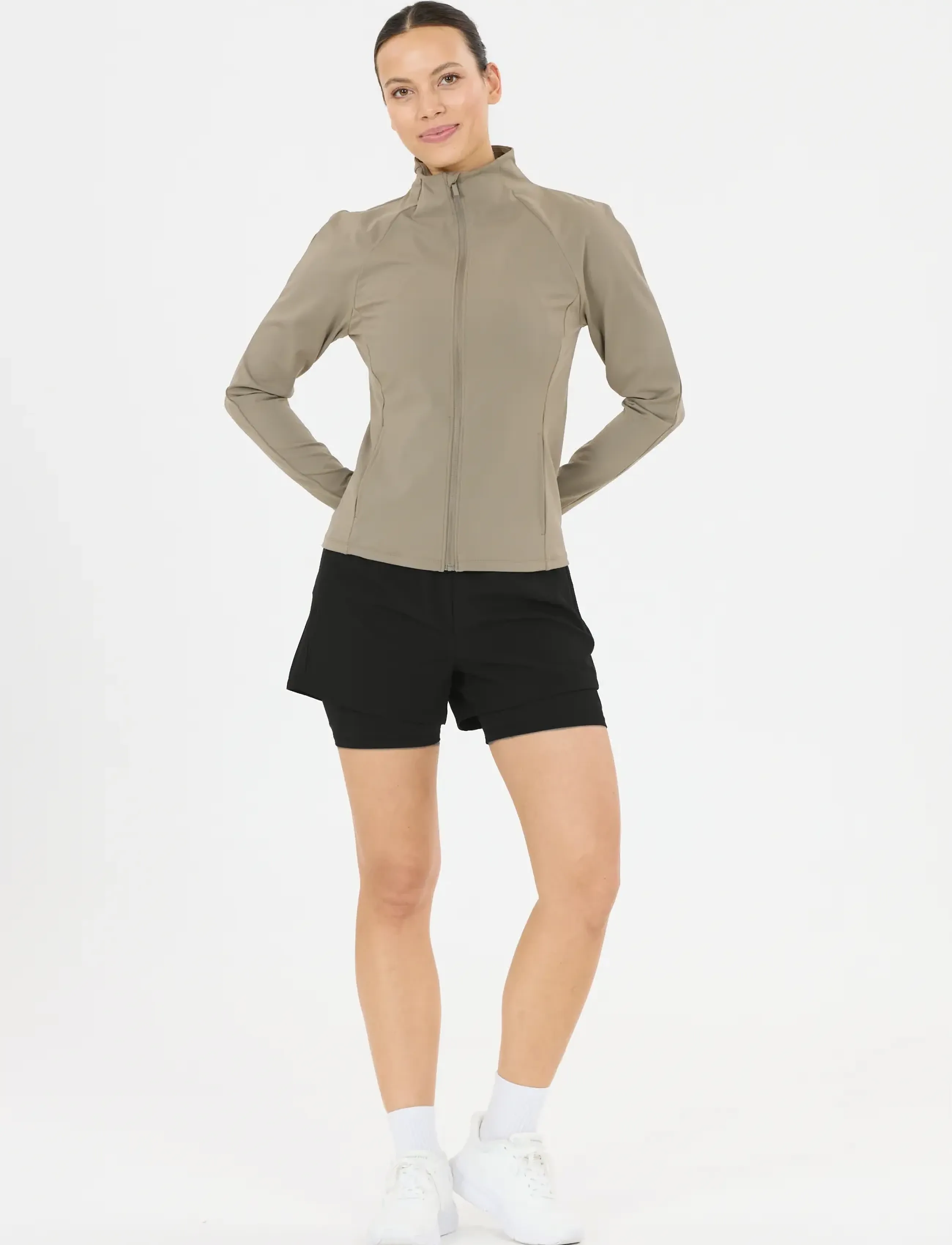 Athlecia - Timmie V3 W 2-in-1 Shorts - träningsshorts - black - 3