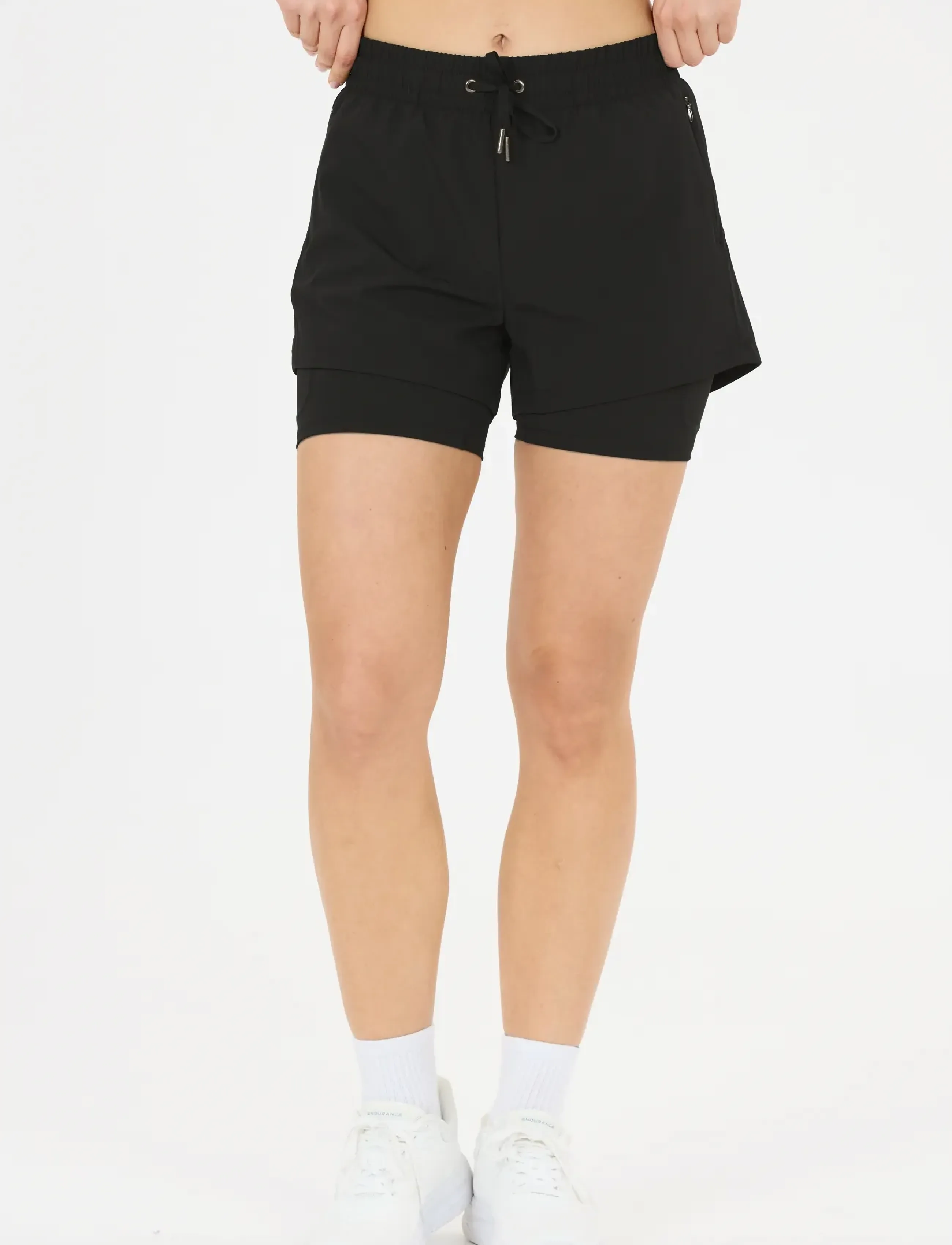 Athlecia - Timmie V3 W 2-in-1 Shorts - träningsshorts - black - 5