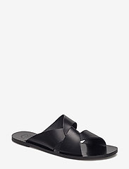 ATP Atelier - Allai Black Vacchetta - flat sandals - black - 1