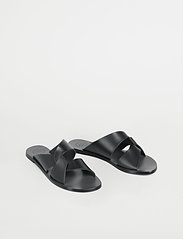 ATP Atelier - Allai Black Vacchetta - flat sandals - black - 6