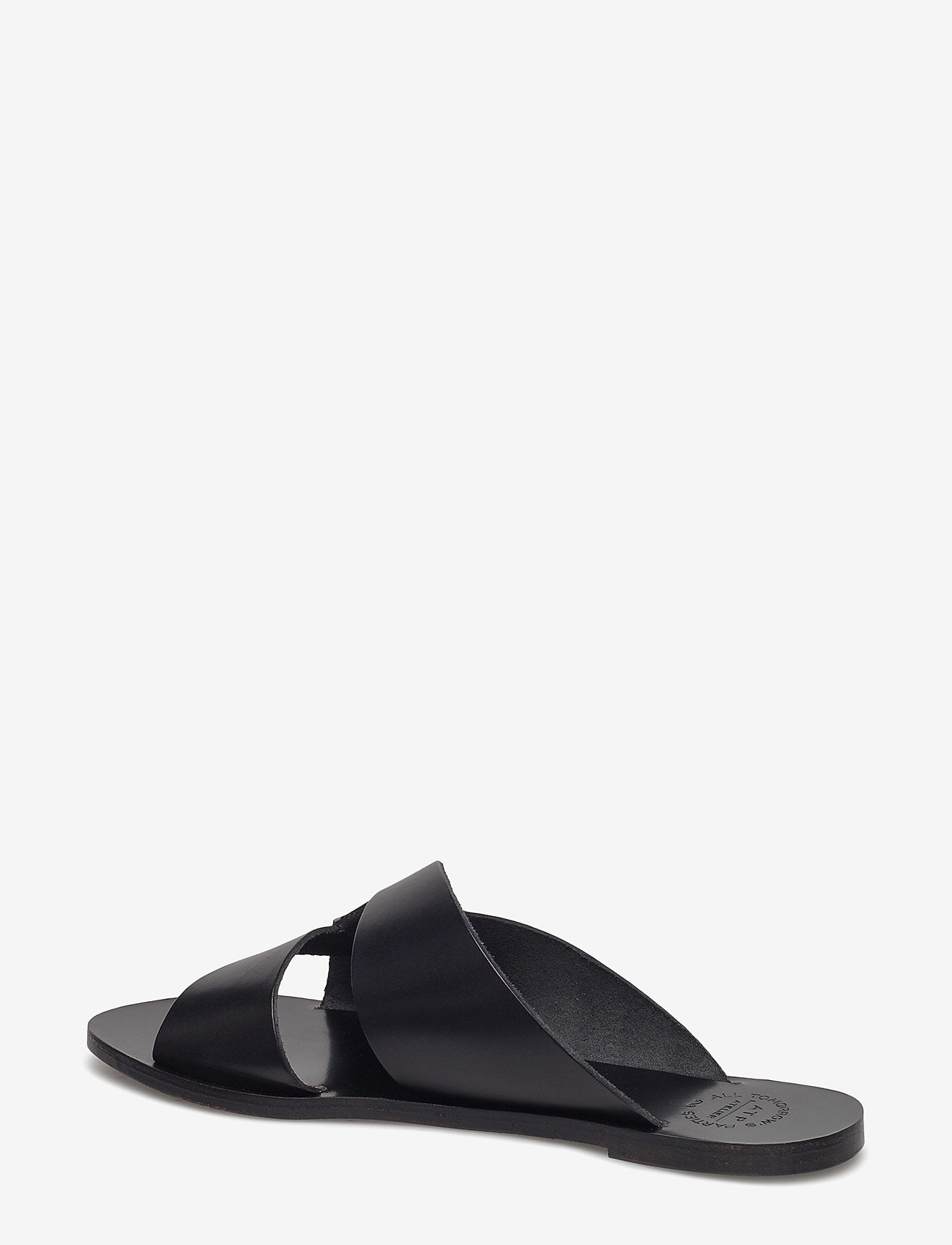 ATP Atelier - Allai Black Vacchetta - flat sandals - black - 3