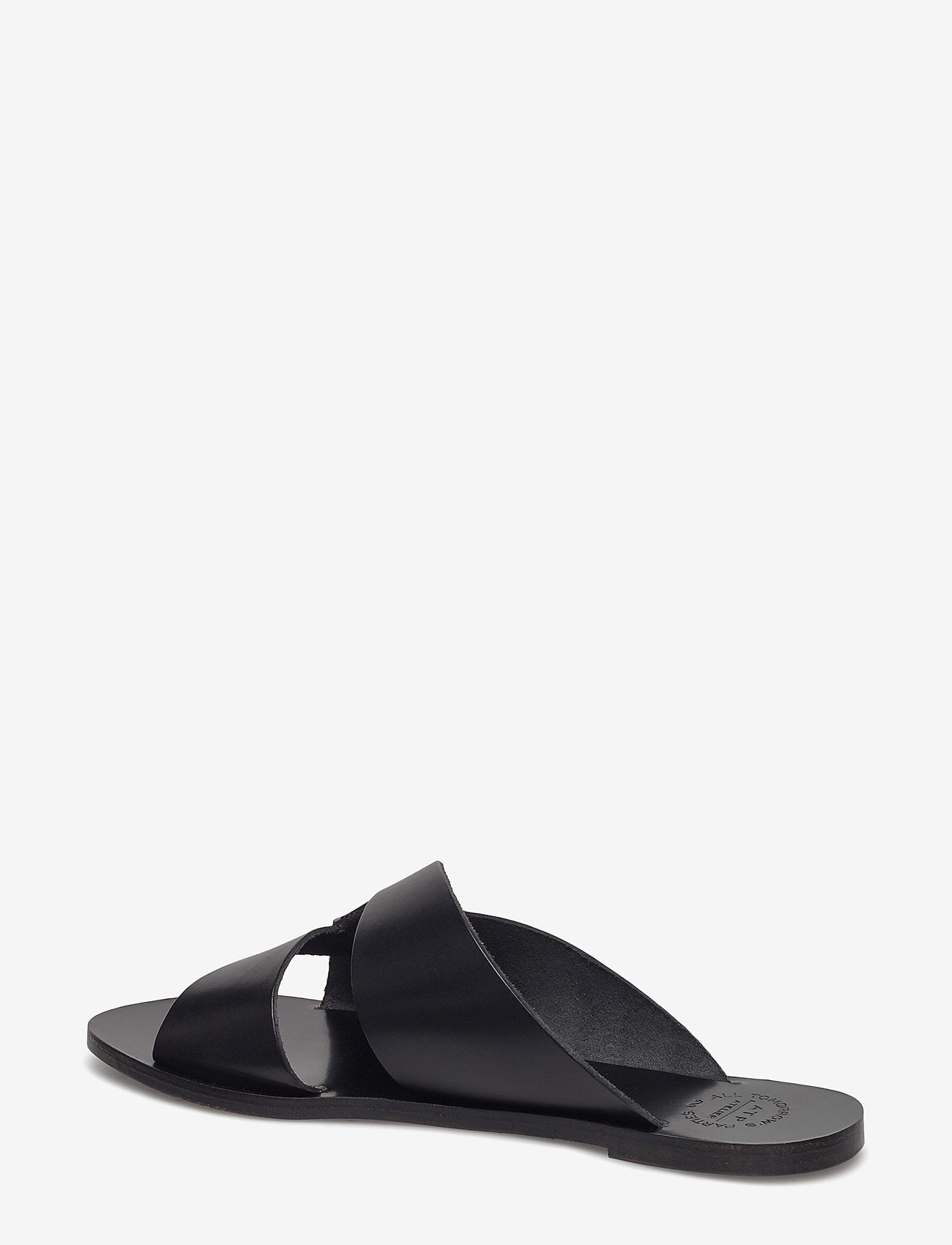 ATP Atelier - Allai Black Vacchetta - sandales plates - black - 3