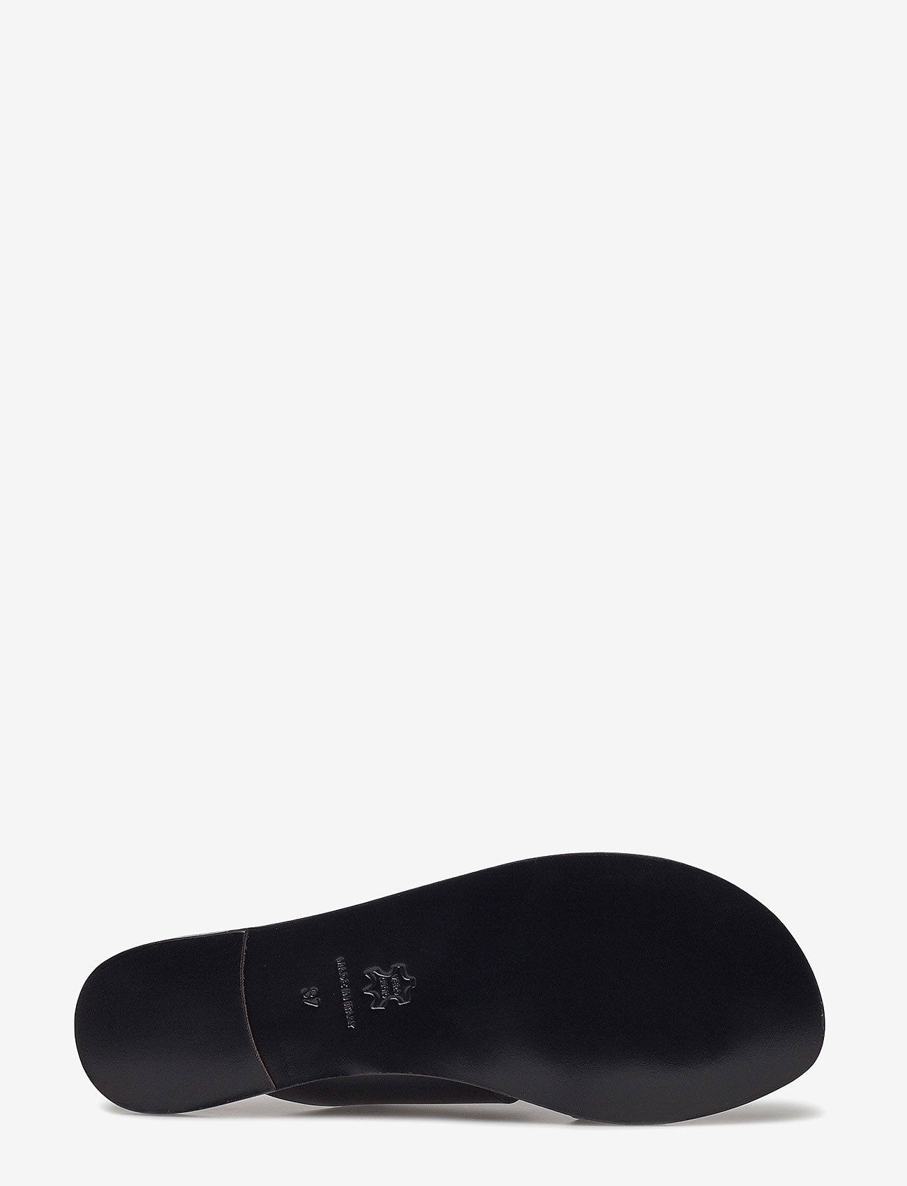 ATP Atelier - Allai Black Vacchetta - flat sandals - black - 5
