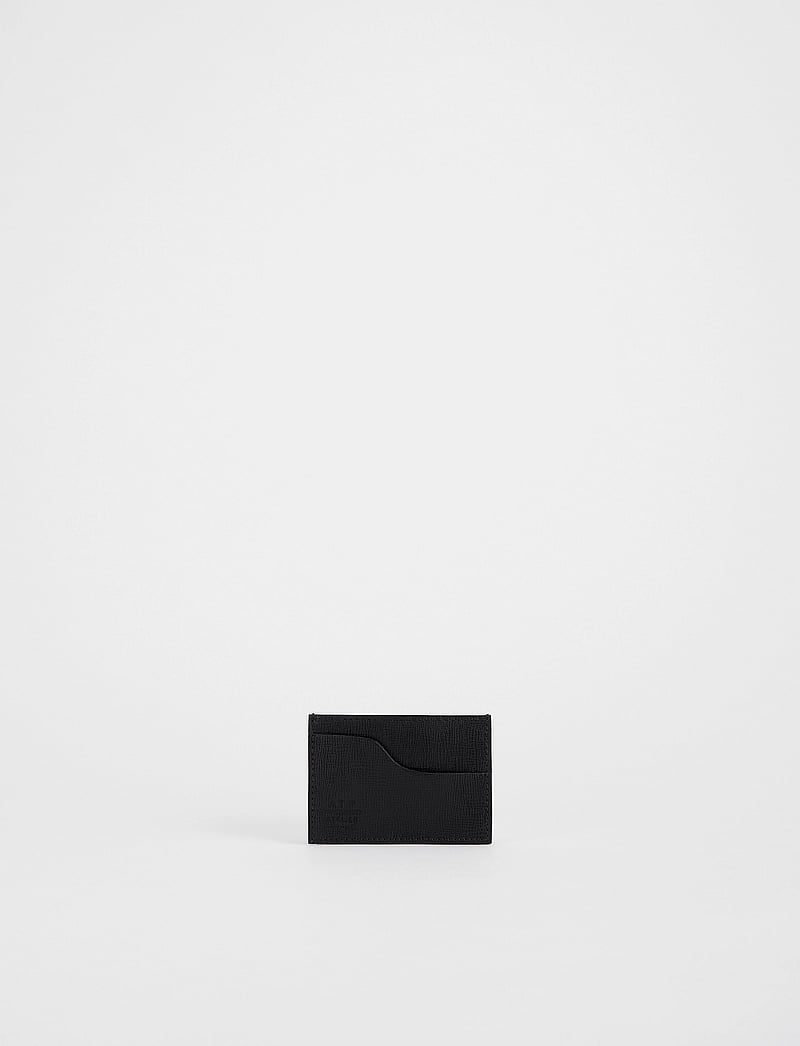 ATP Atelier - Vinci Black Vacchetta - plånböcker - black - 0