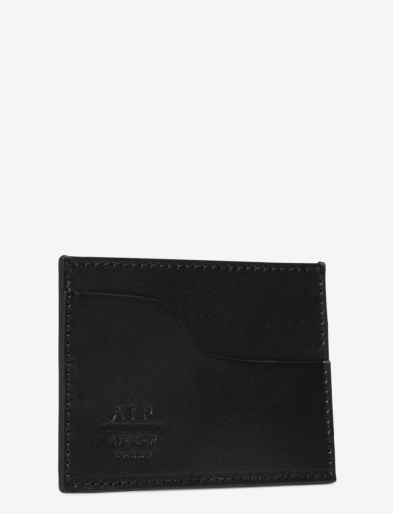 ATP Atelier - Vinci Black Vacchetta - plånböcker - black - 3