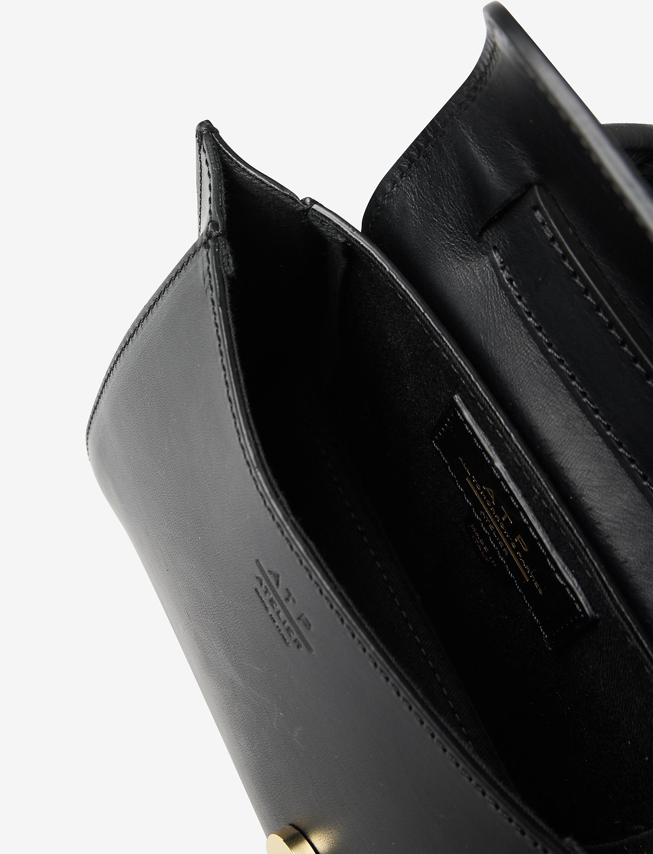 ATP Atelier Montalcino Black Vacchetta (AAR110988) - Shoulder bags