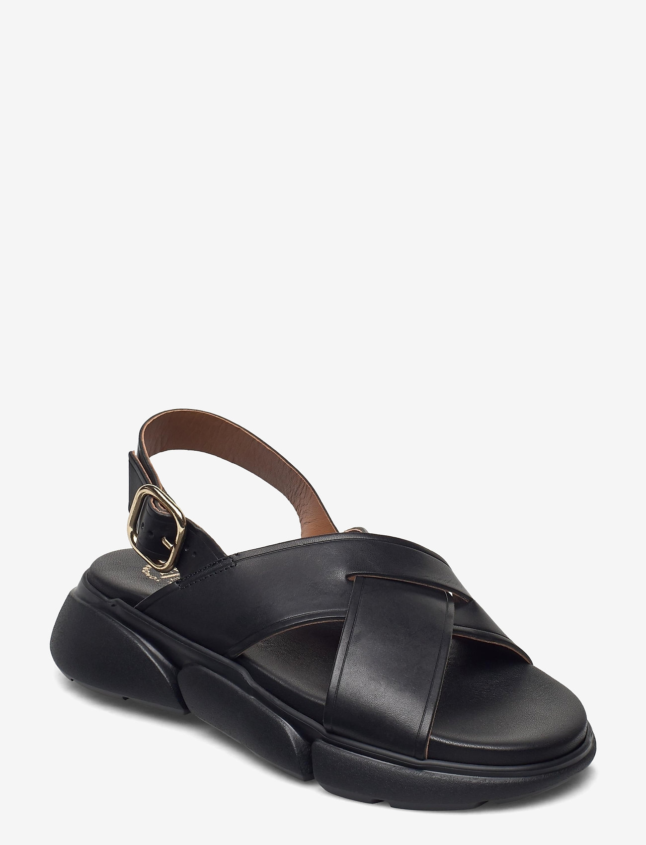 ATP Atelier - Barisci Black Vacchetta - flat sandals - black - 0