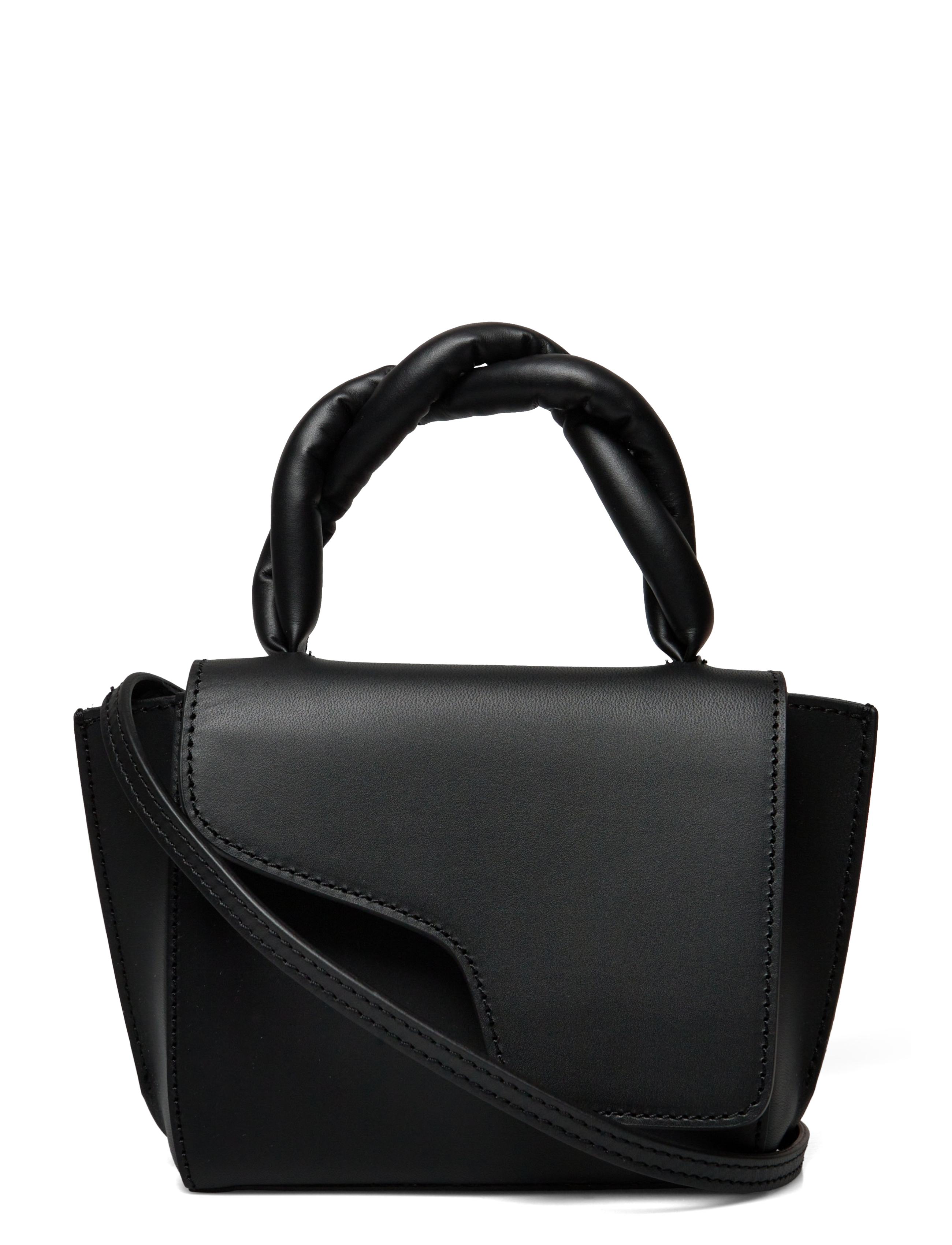 ATP Atelier Montalbano Black Vacchetta/Nappa - Skuldertasker - BLACK / black