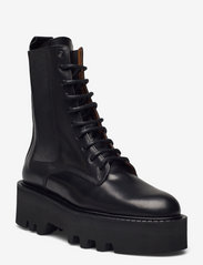 ATP Atelier - Pesaro Black Vacchetta - laced boots - black - 0