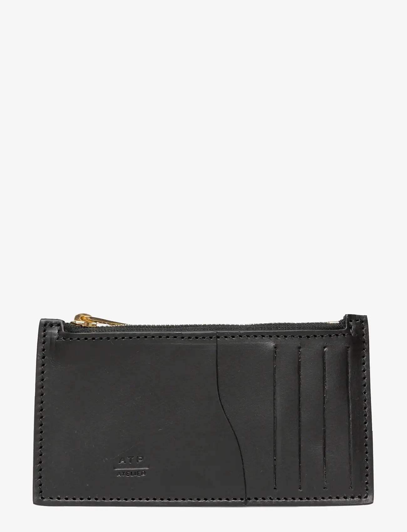 ATP Atelier - Moscosi Black Vacchetta - plånböcker - black - 1