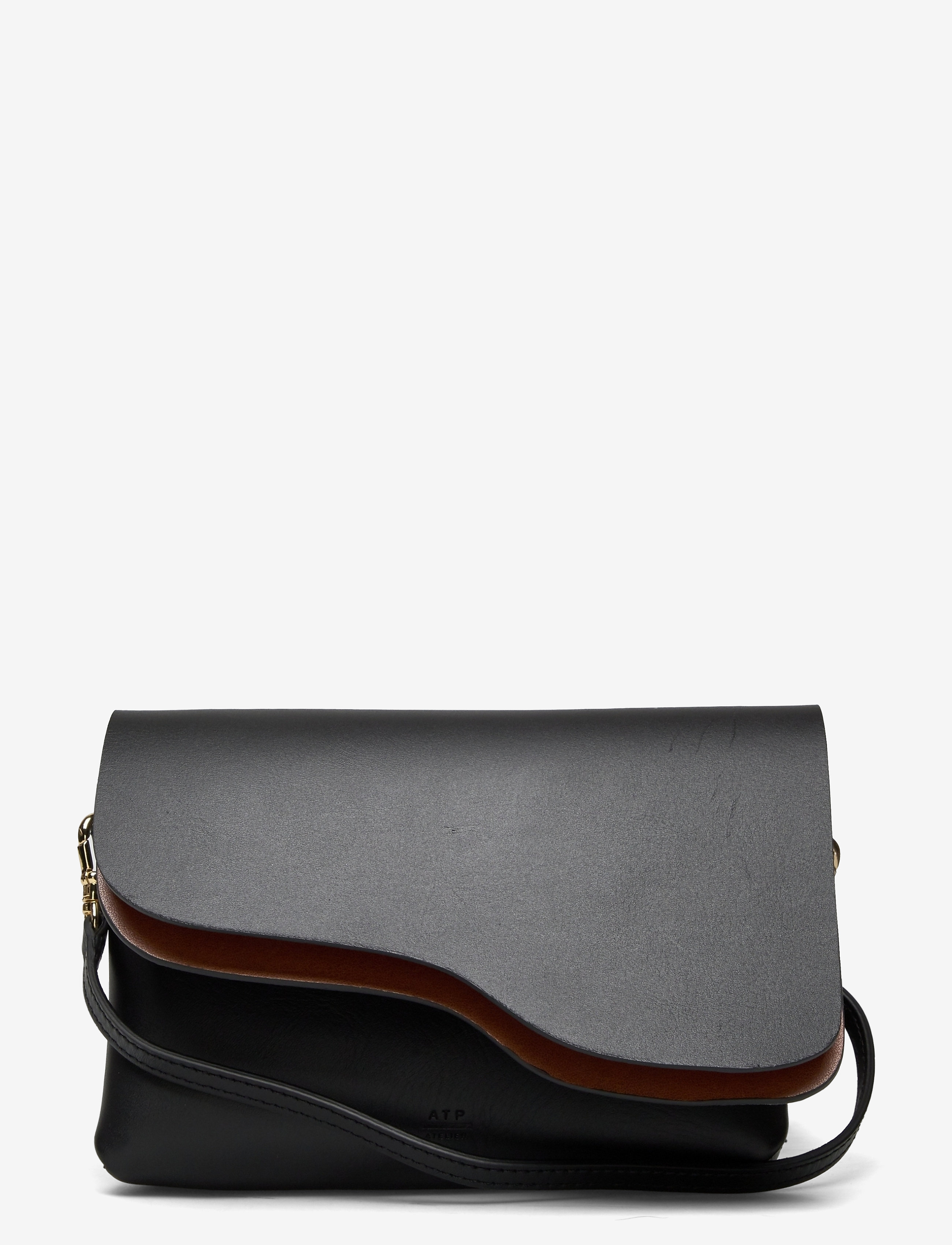 ATP Atelier Scarlino Black Double Faced Nappa - Jõulukingid - BLACK / black