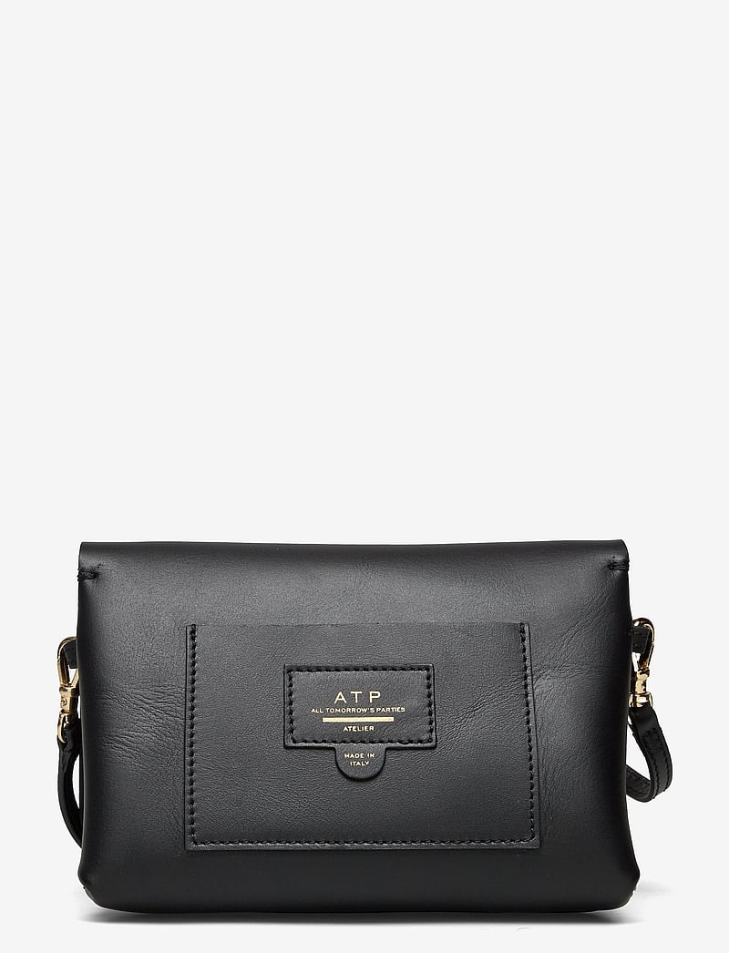 ATP Atelier - Scarlino Black Double Faced Nappa - fashion trends - black - 2